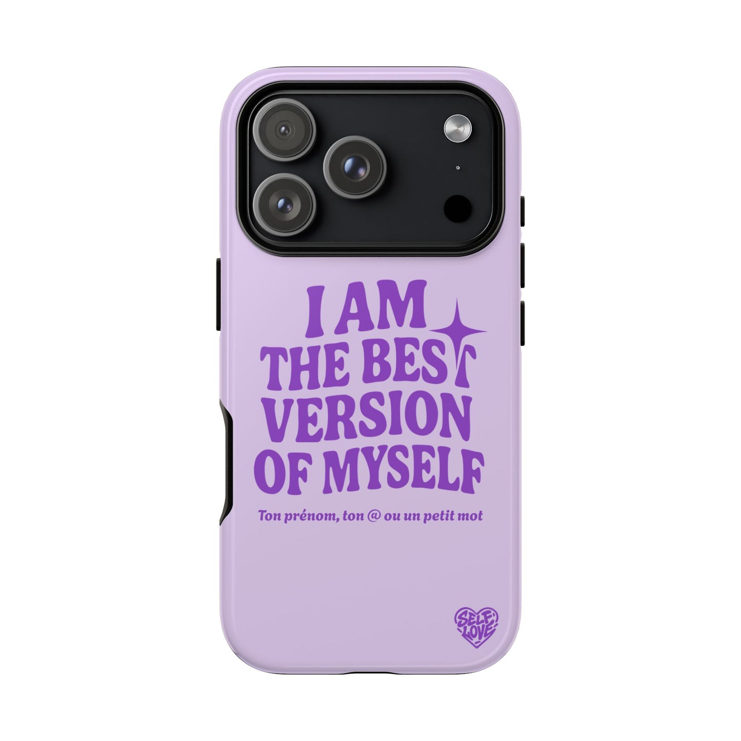 I Am The Best Version Of Myself - Coque iPhone (violet)