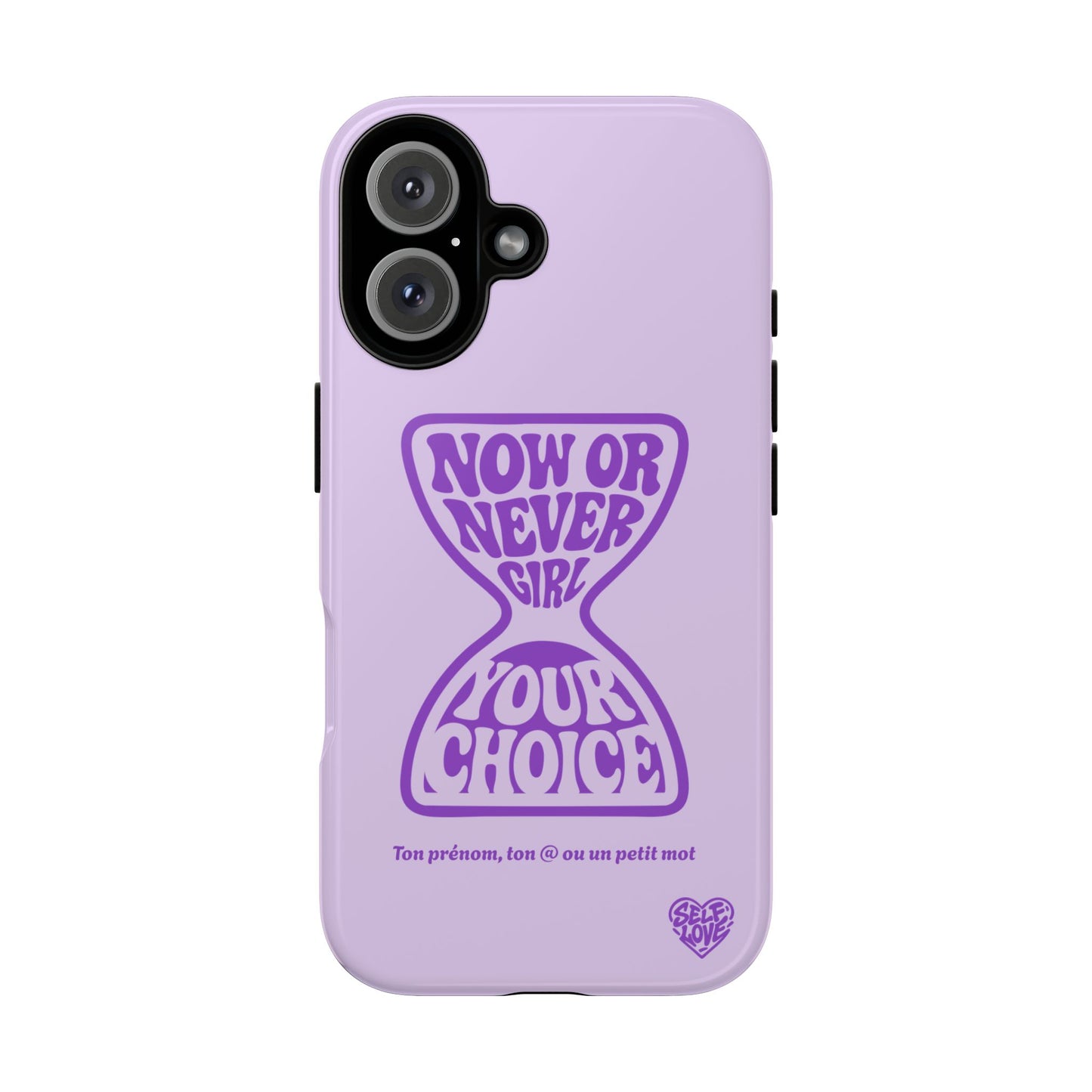 Now Or Never Girl - Coque iPhone (violet)