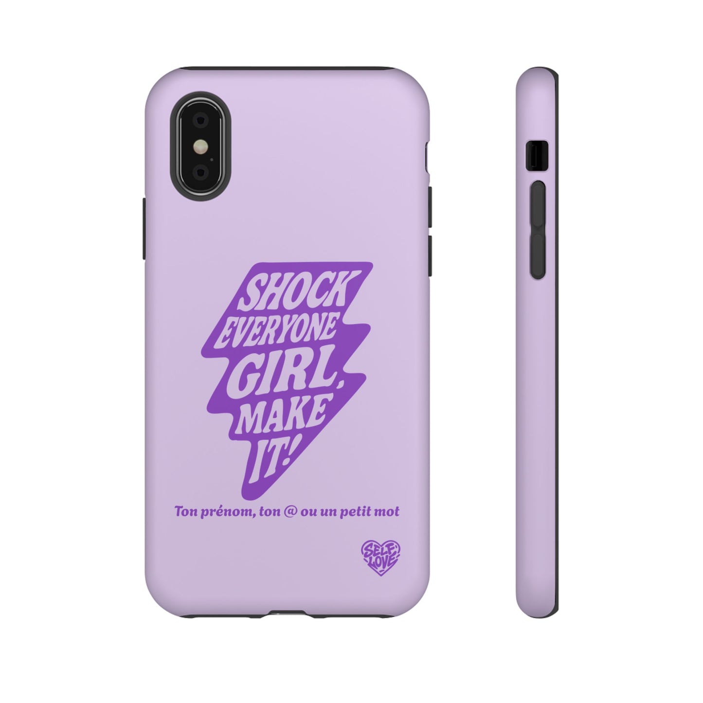 Shock Everyone - Coque iPhone (violet)