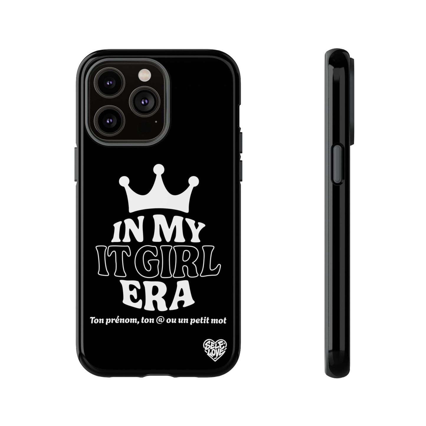 In My It Girl Era - Coque iPhone (noir)