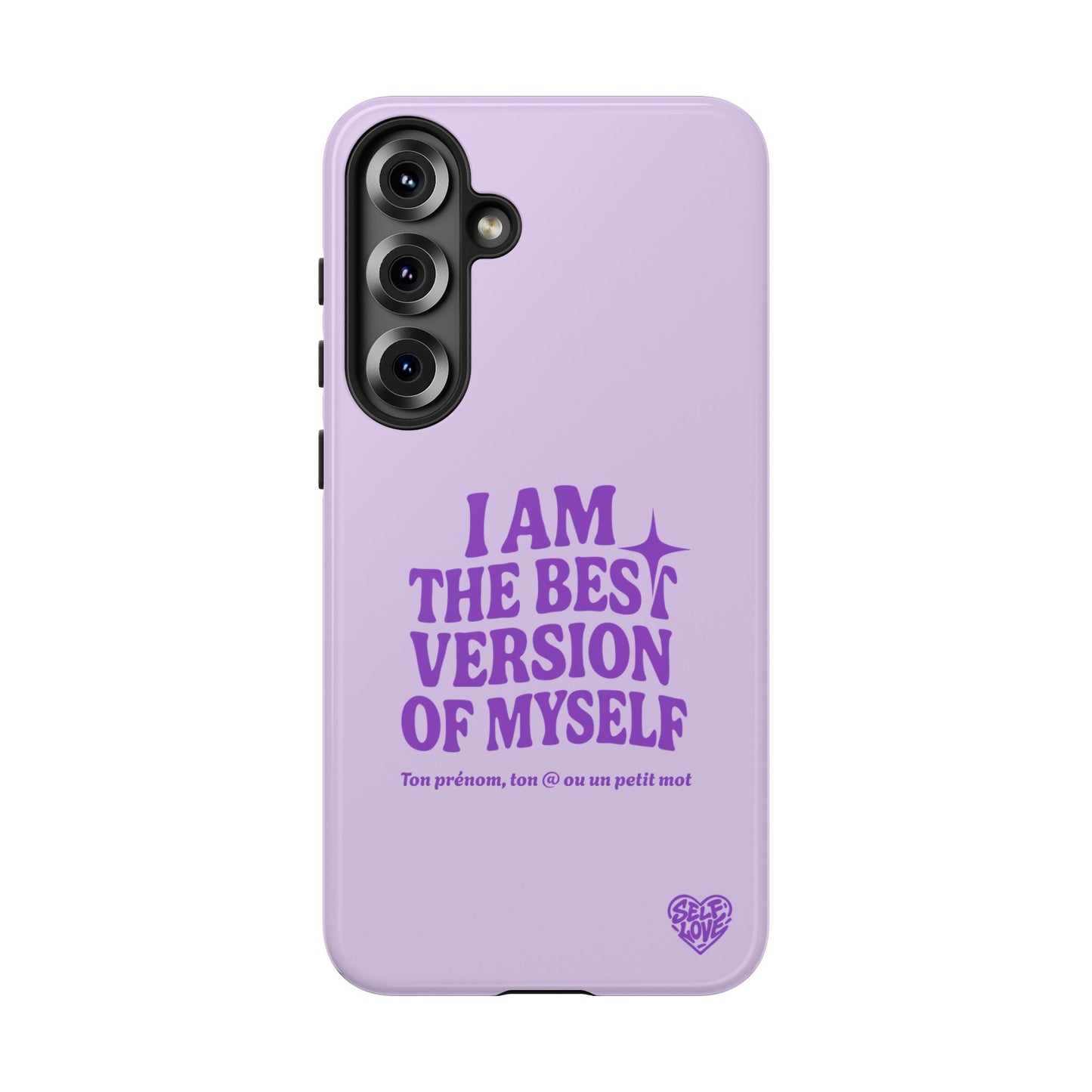 I Am The Best Version Of Myself - Coque Samsung (violet)