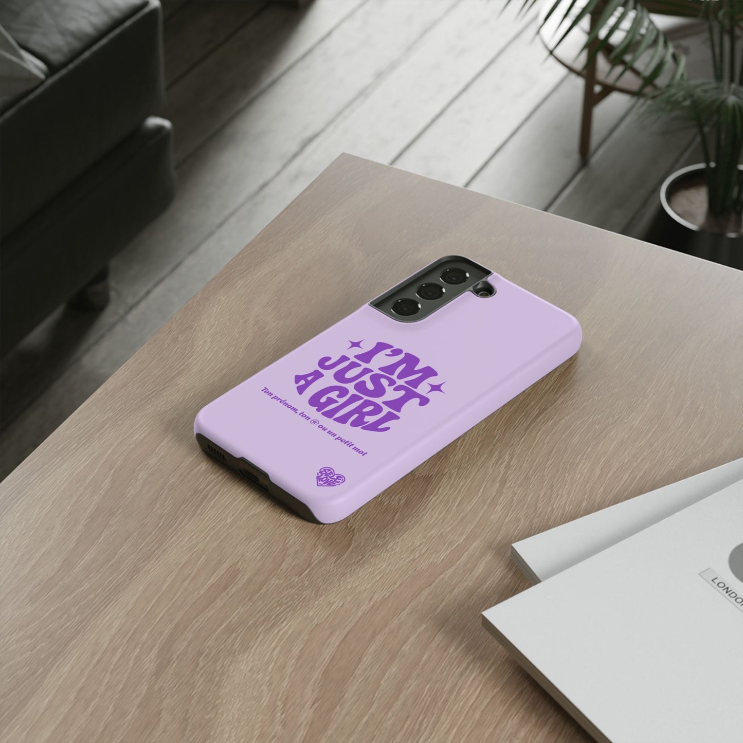Im Just A Girl - Coque Samsung (violet)