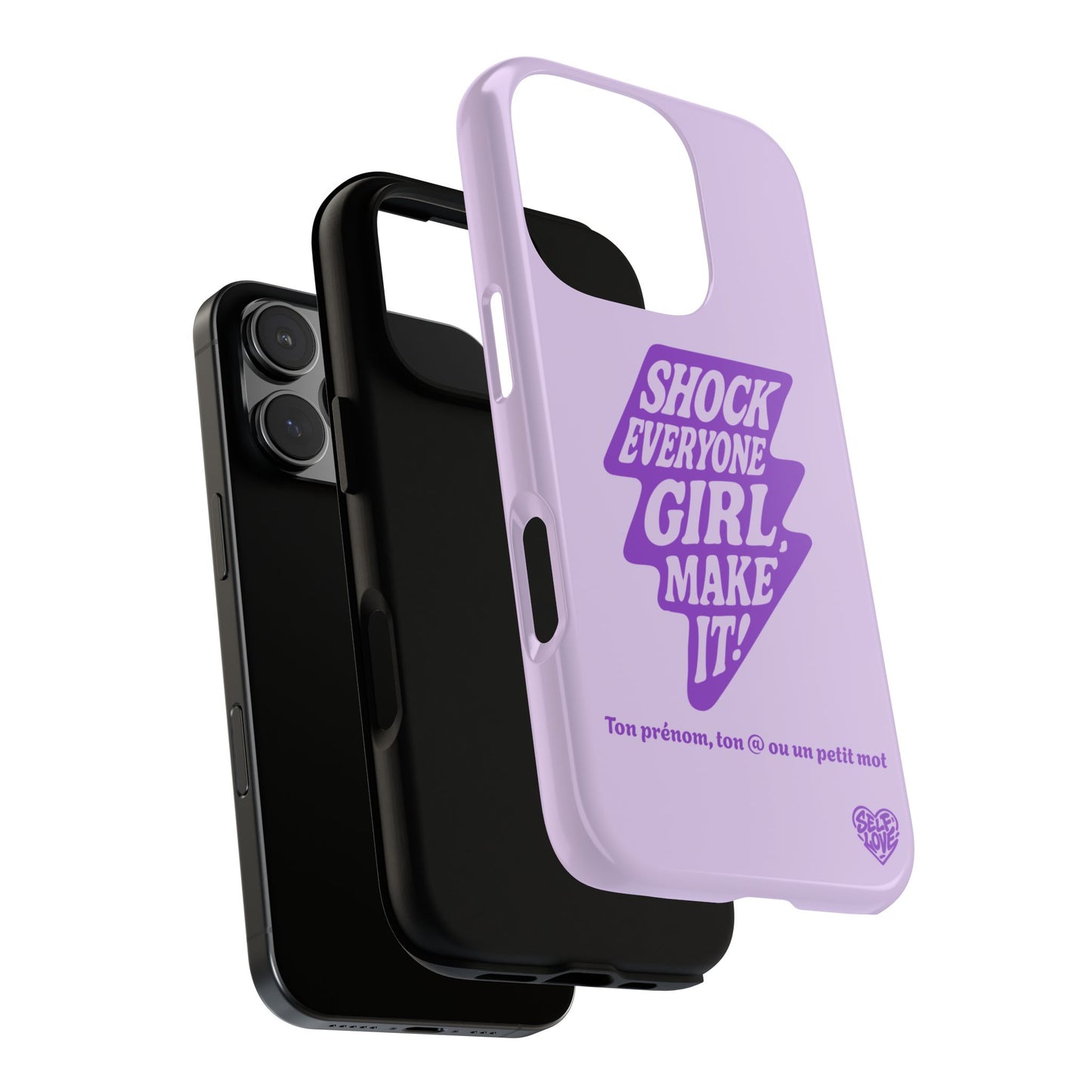 Shock Everyone - Coque iPhone (violet)