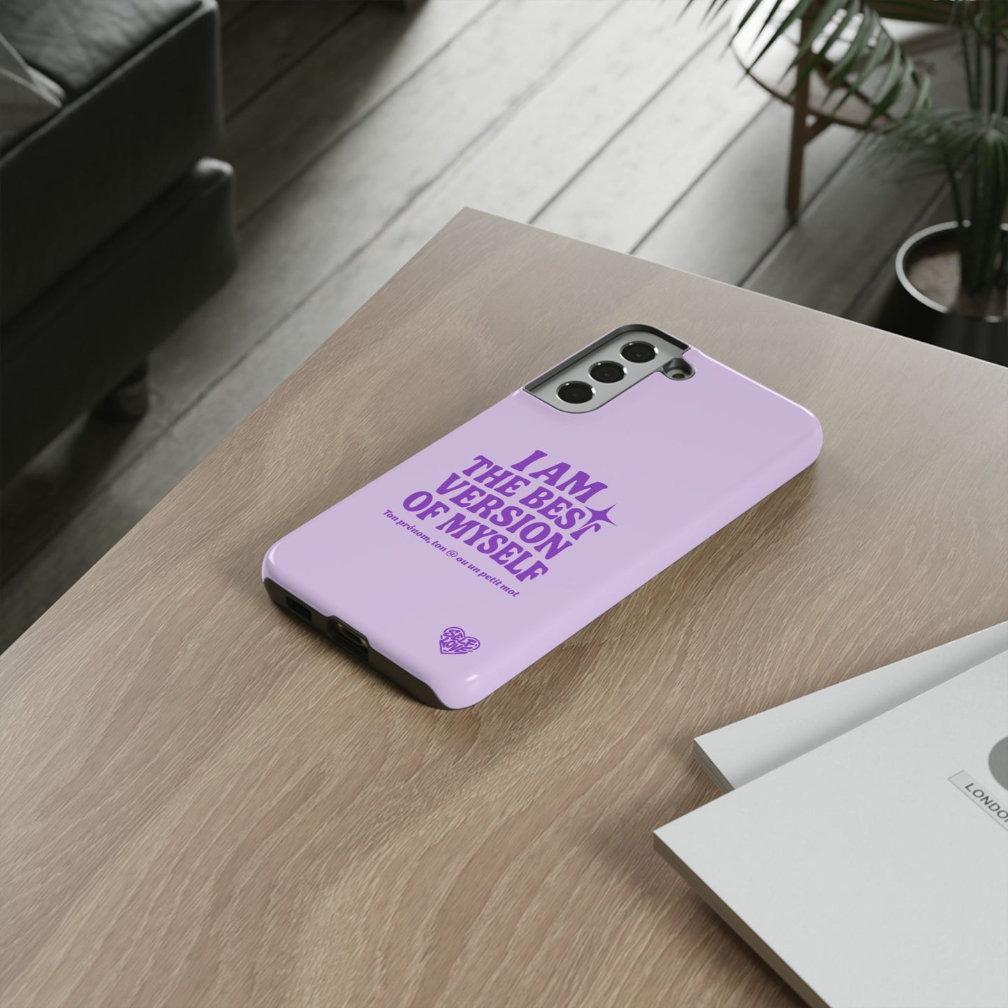 I Am The Best Version Of Myself - Coque Samsung (violet)