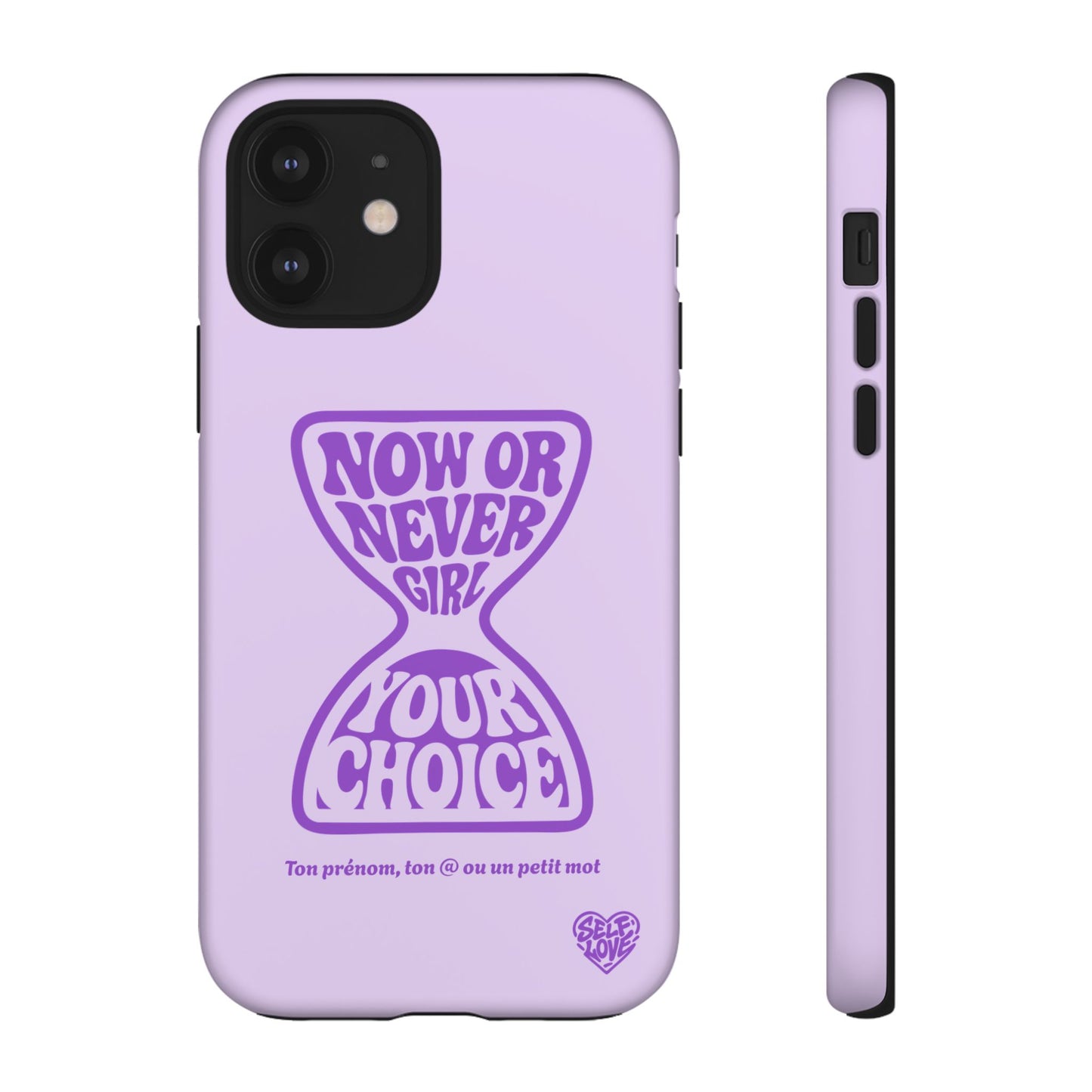 Now Or Never Girl - Coque iPhone (violet)