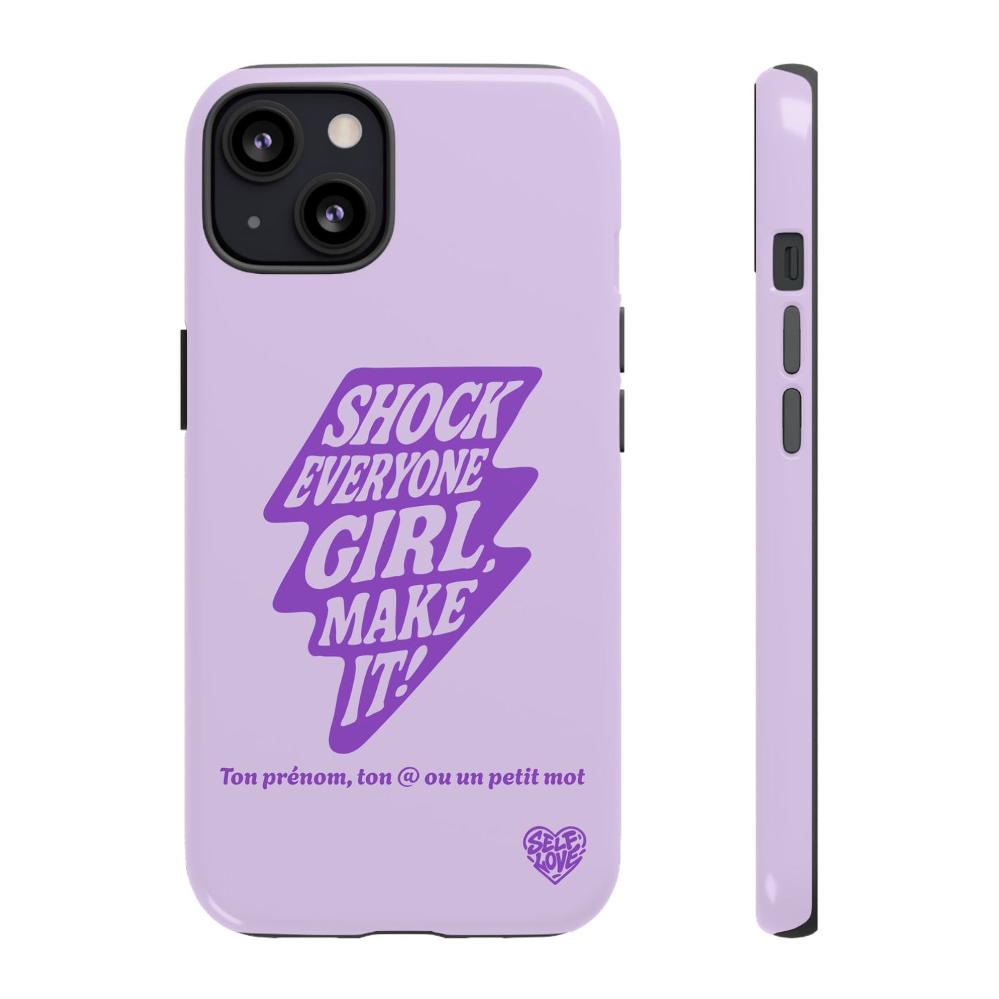 Shock Everyone - Coque iPhone (violet)