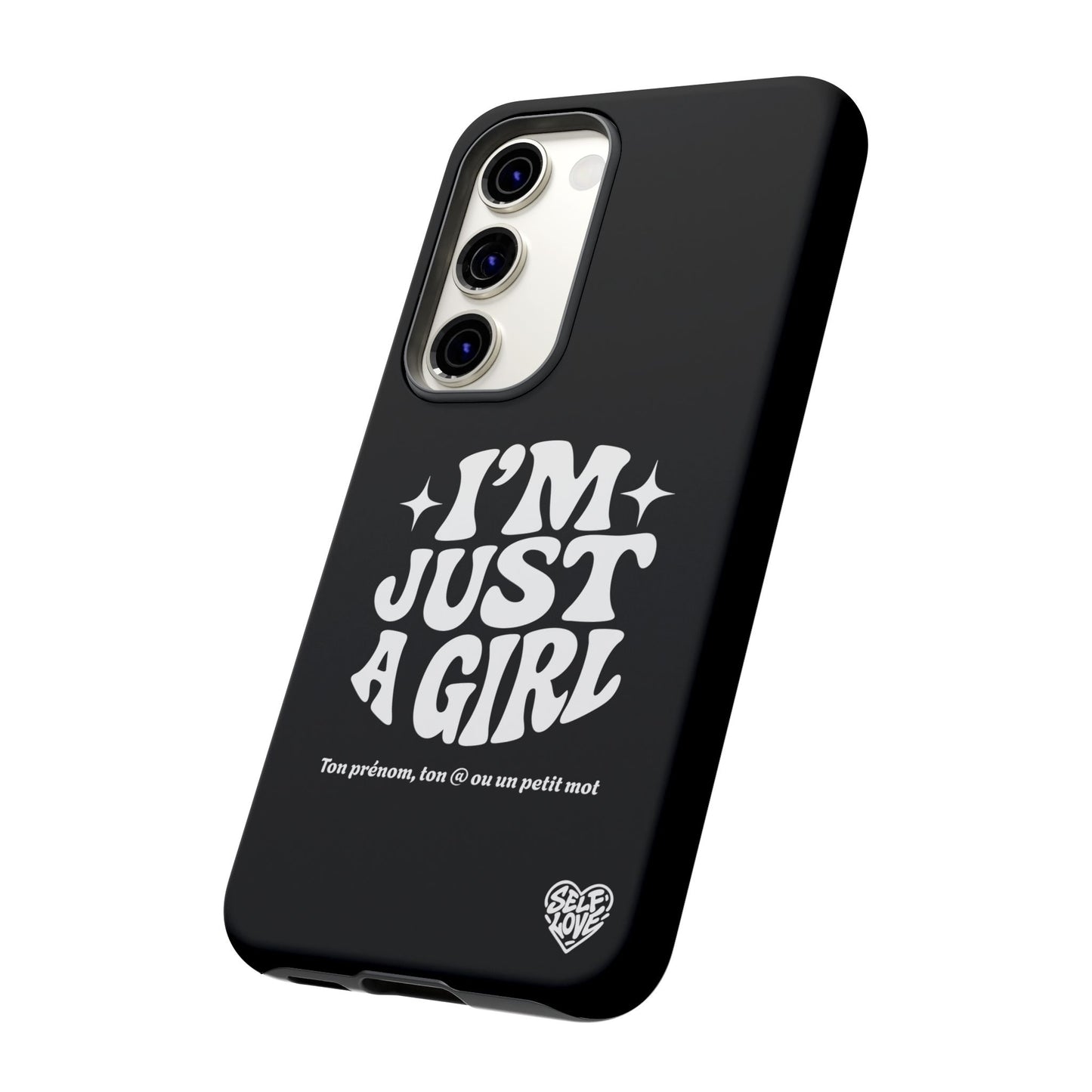 Im Just A Girl - Coque Samsung (noir)