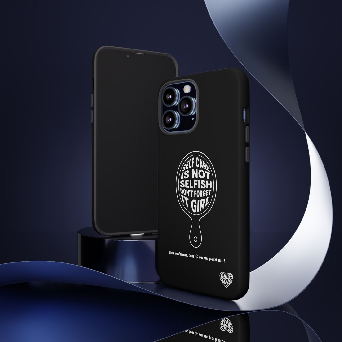 Self Care - Coque iPhone (noir)