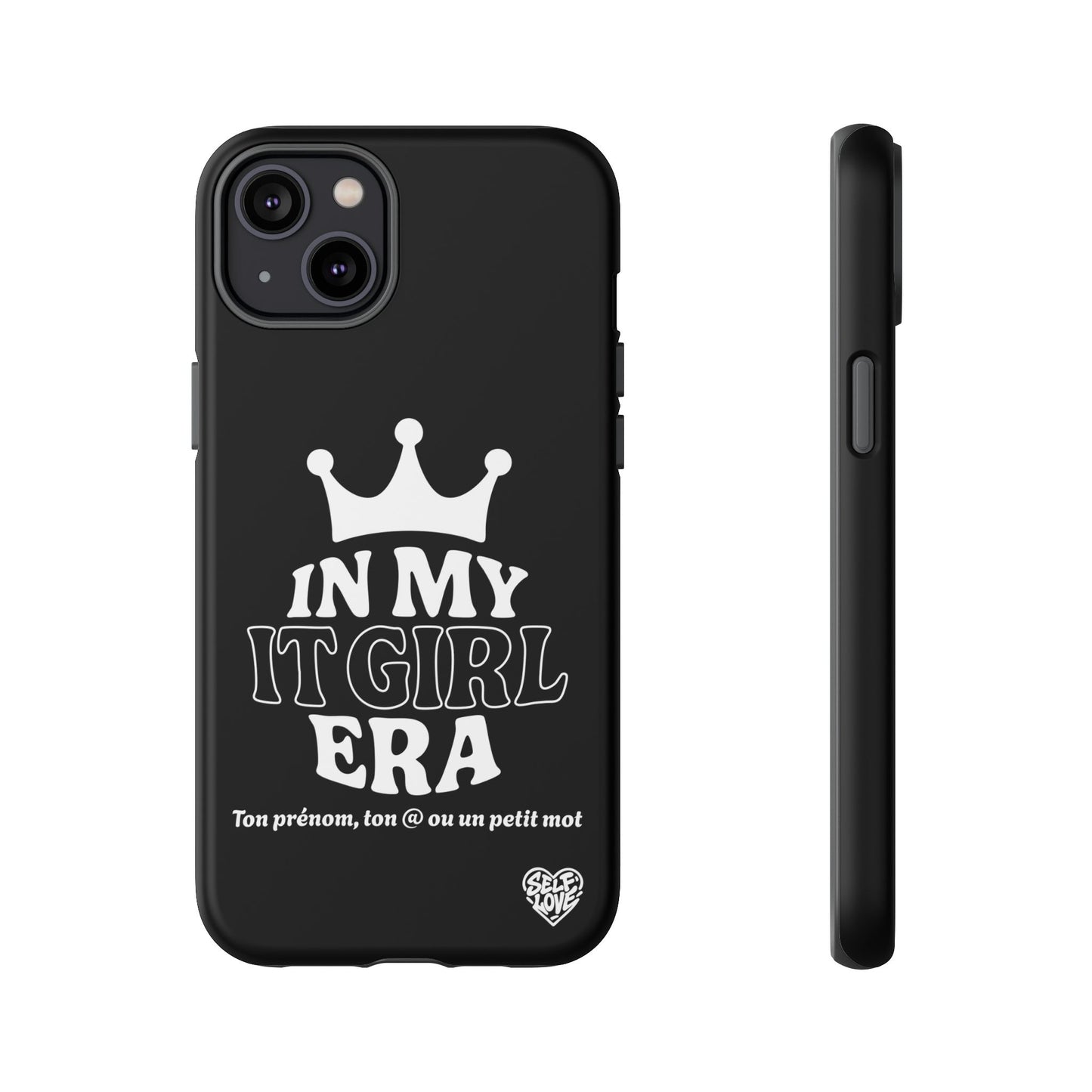 In My It Girl Era - Coque iPhone (noir)