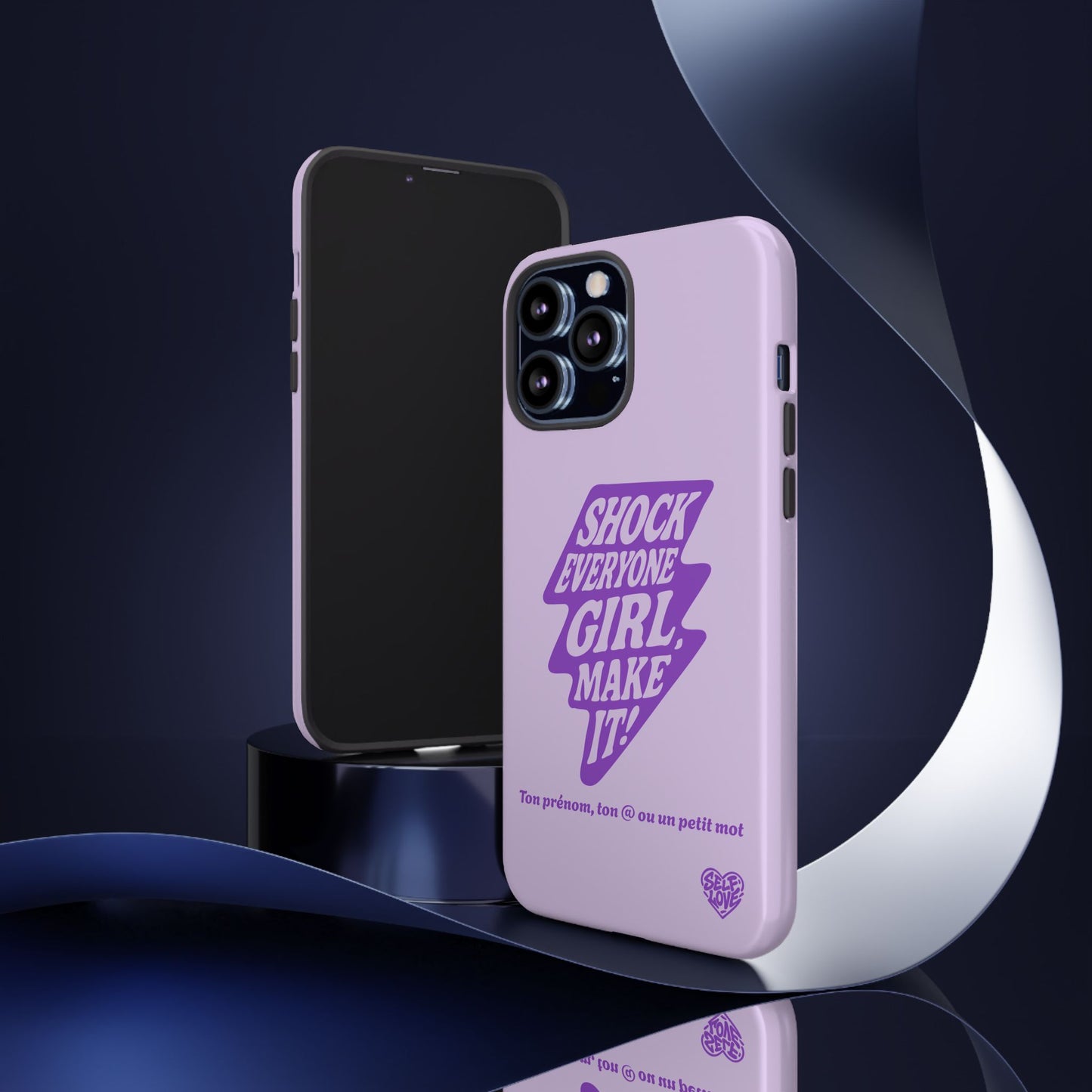 Shock Everyone - Coque iPhone (violet)
