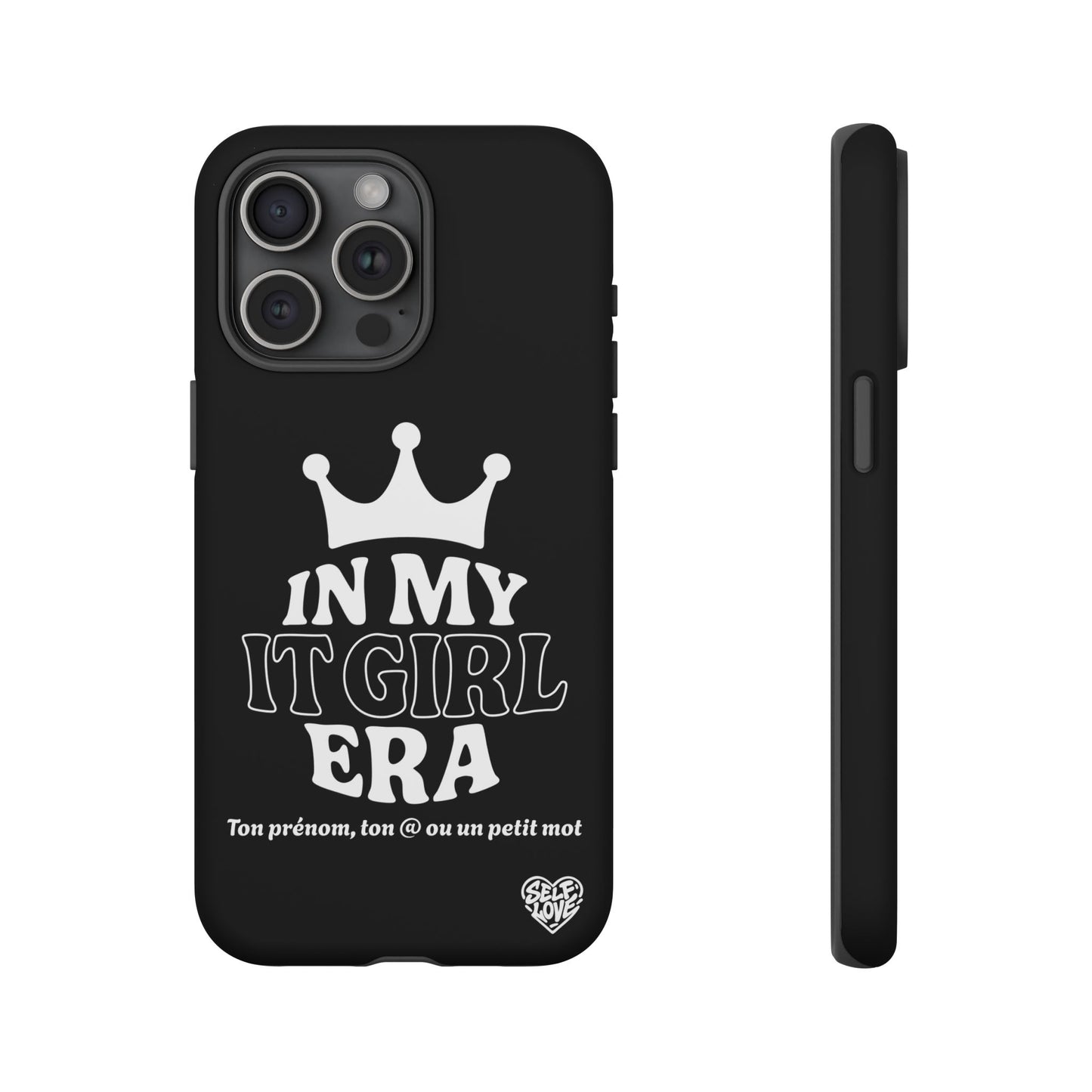 In My It Girl Era - Coque iPhone (noir)