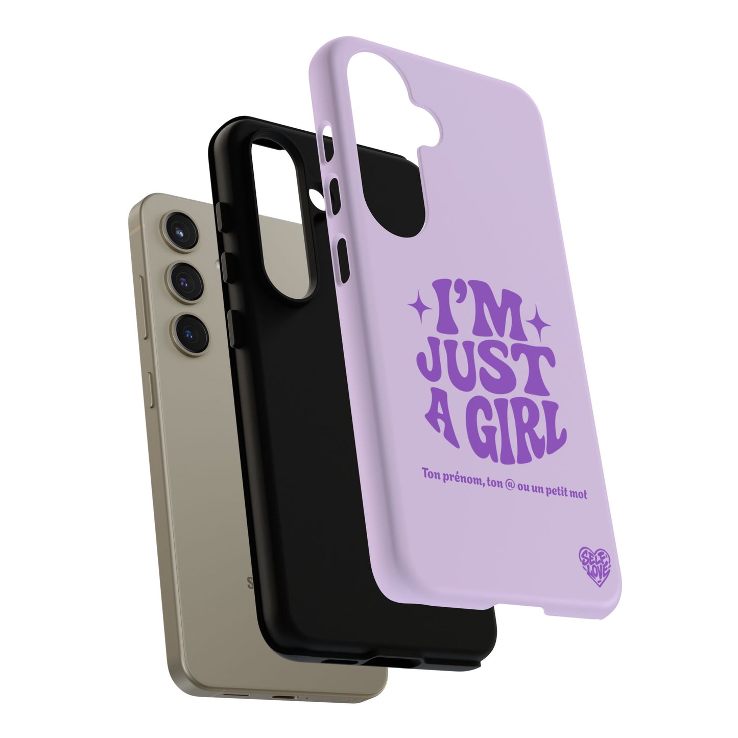 Im Just A Girl - Coque Samsung (violet)