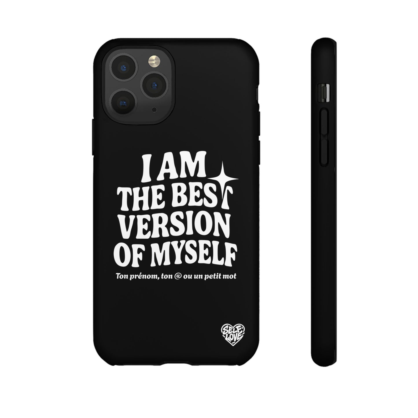 I Am The Best Version Of Myself - Coque iPhone (noir)