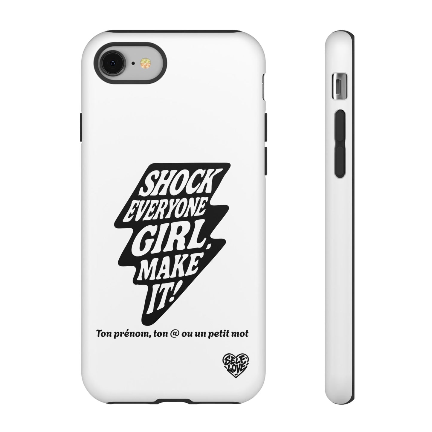 Shock Everyone - Coque iPhone (blanc)
