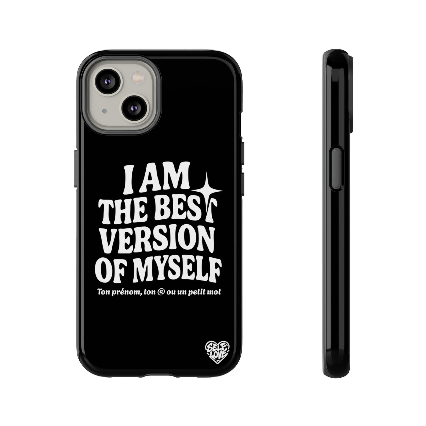 I Am The Best Version Of Myself - Coque iPhone (noir)