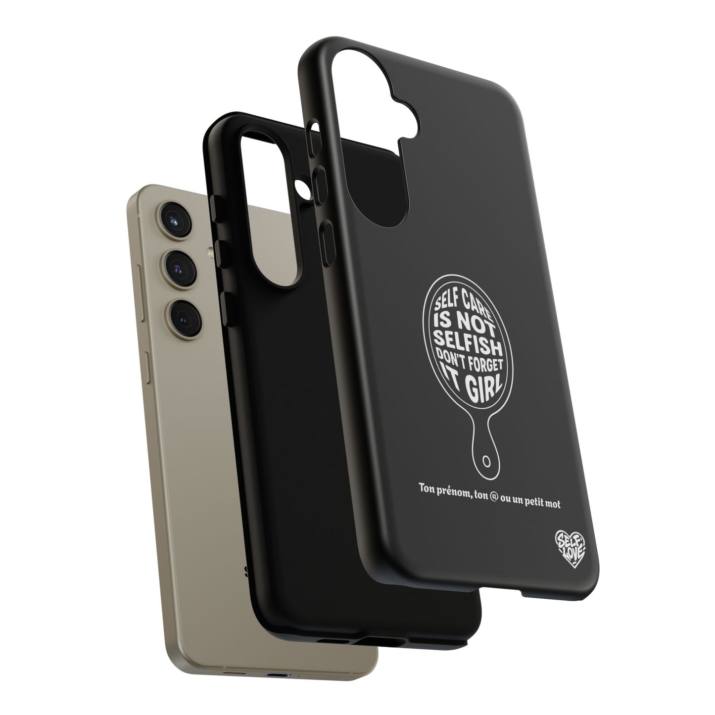 Self Care - Coque Samsung (noir)