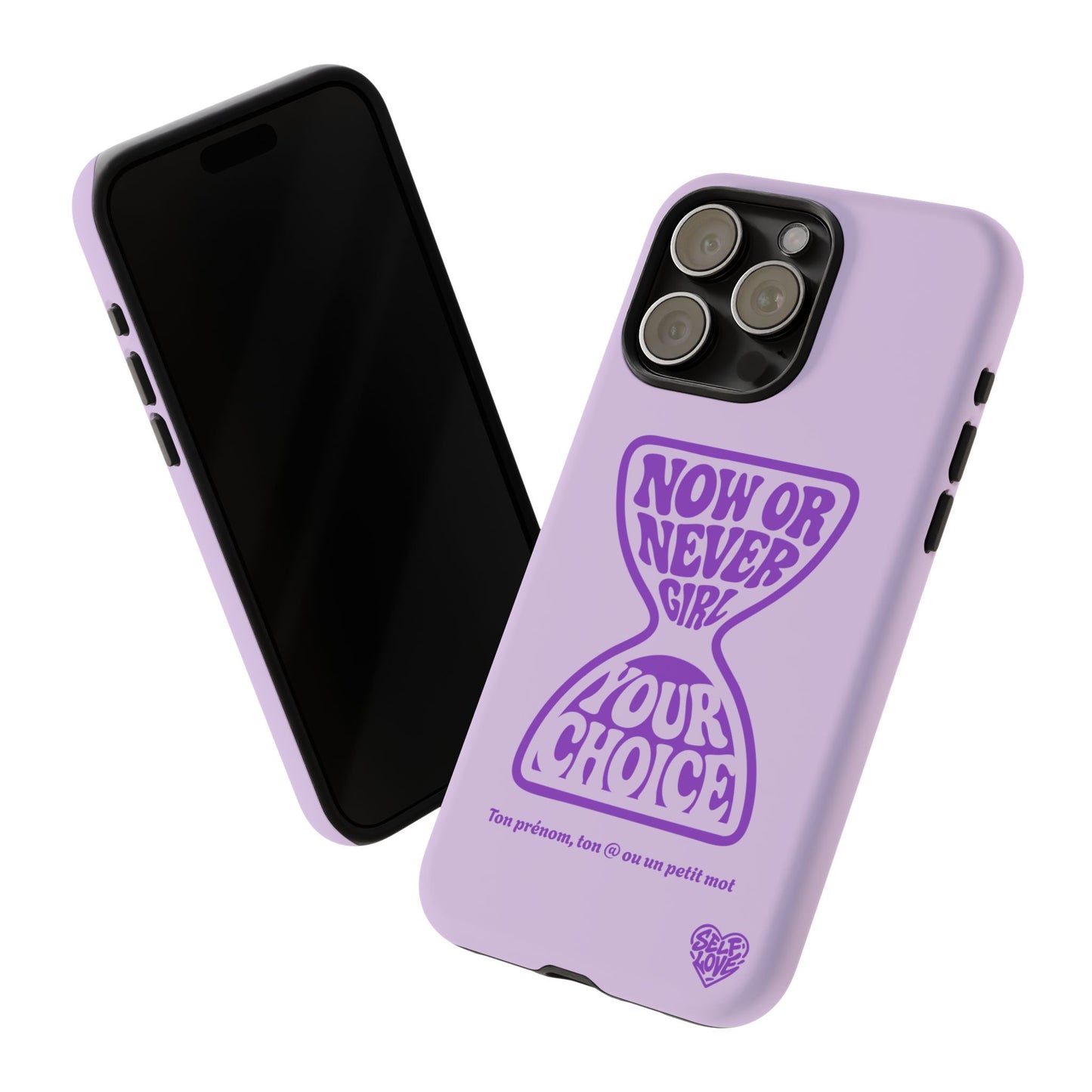 Now Or Never Girl - Coque iPhone (violet)