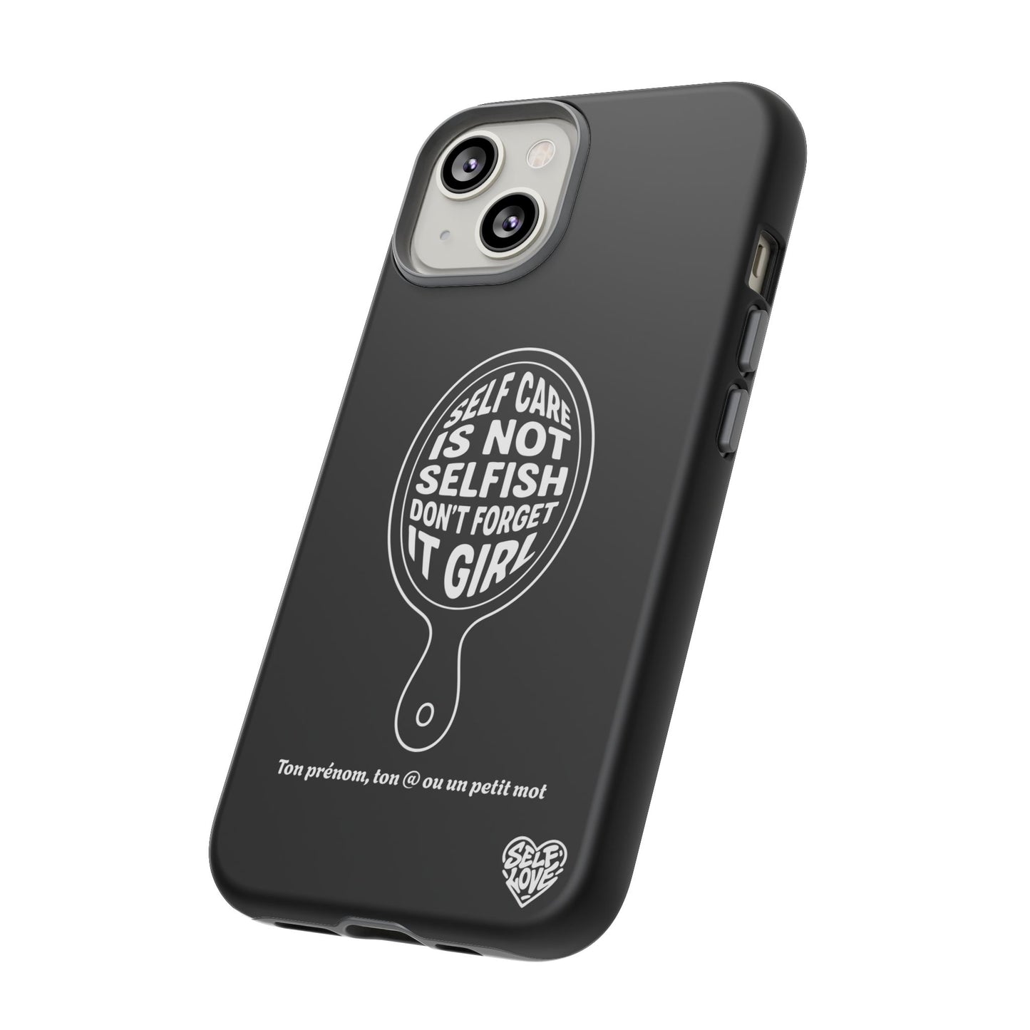 Self Care - Coque iPhone (noir)