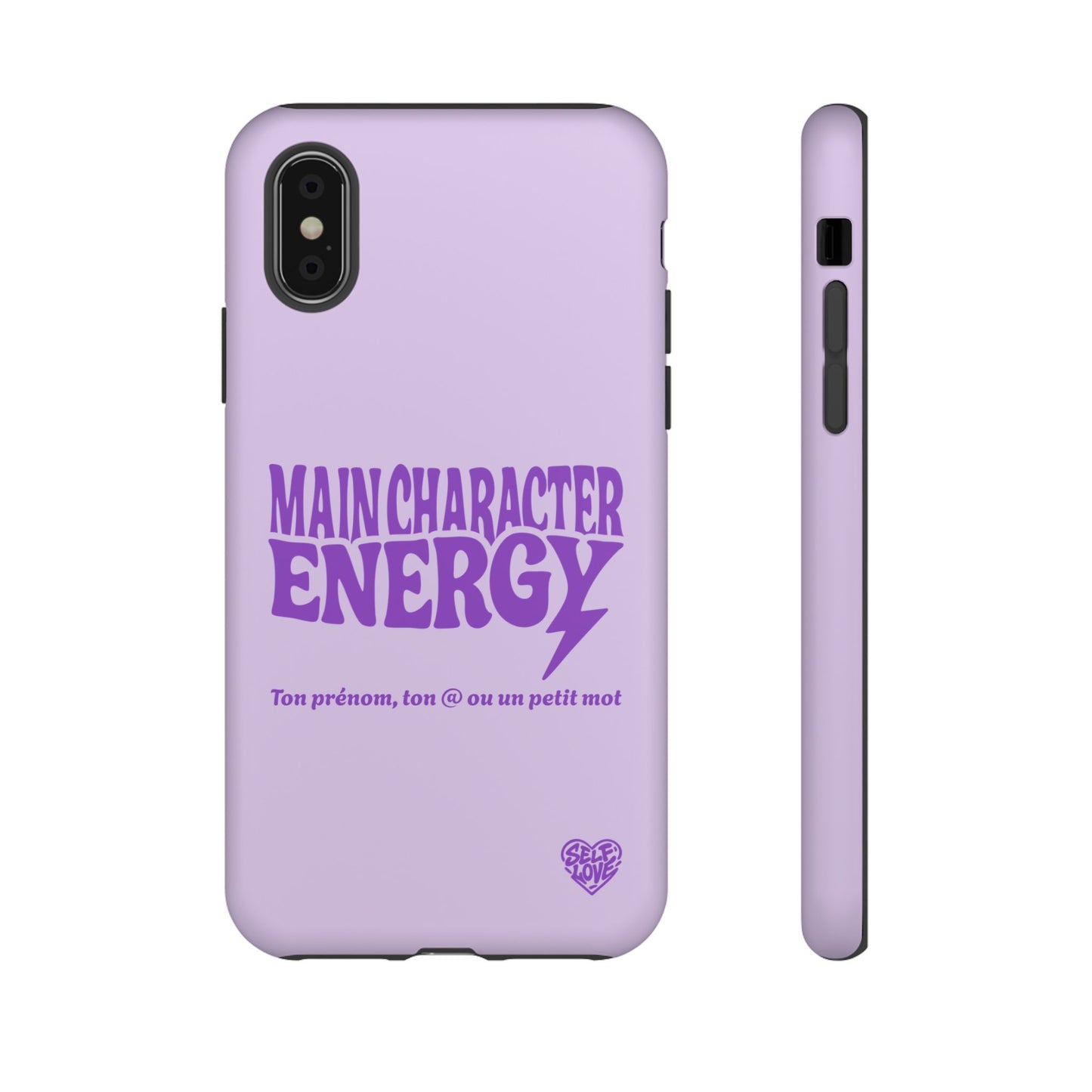 Main Character Energy - Coque iPhone (violet)