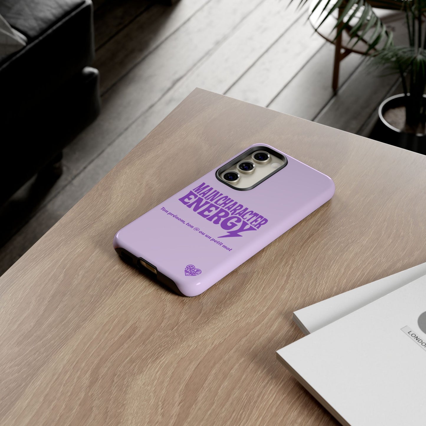 Main Character Energy - Coque Samsung (violet)