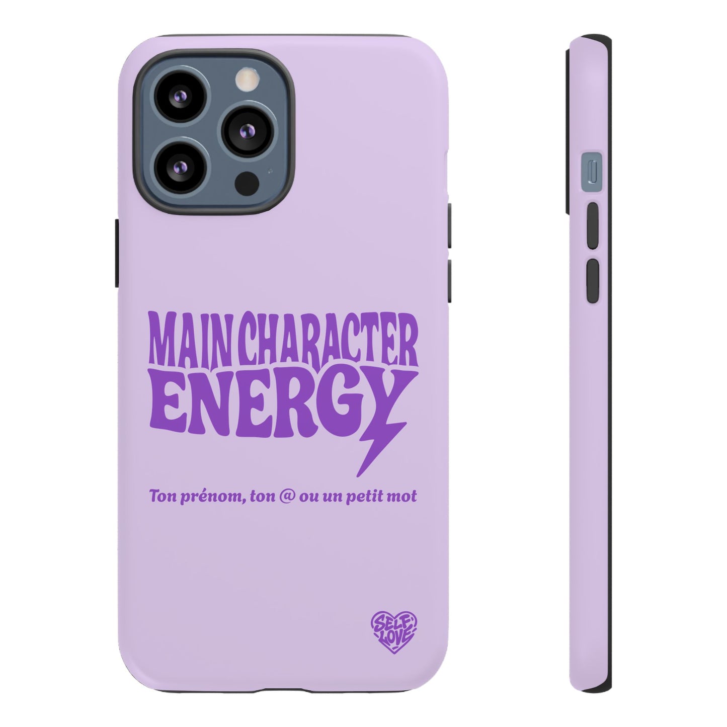 Main Character Energy - Coque iPhone (violet)