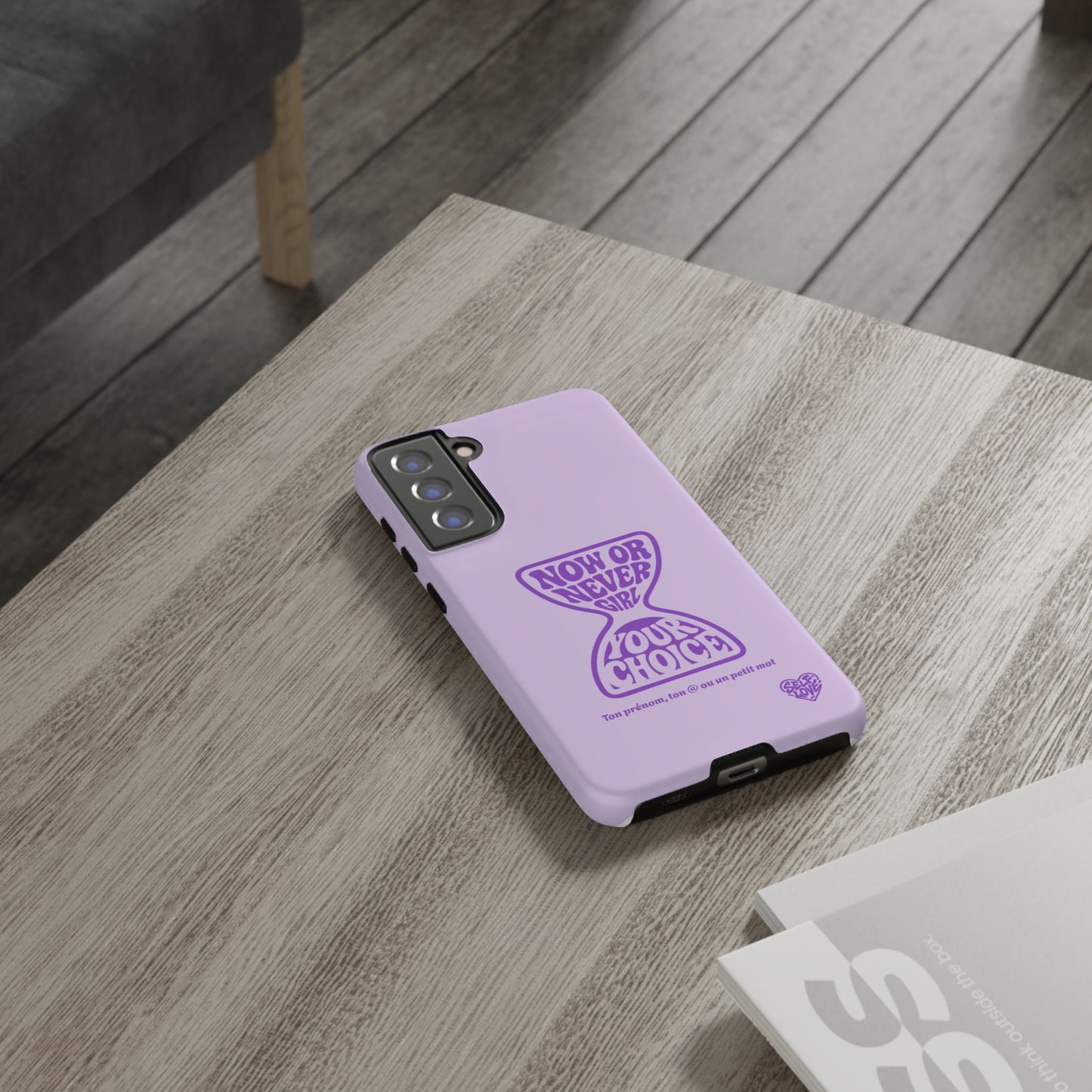Now Or Never Girl - Coque Samsung (violet)