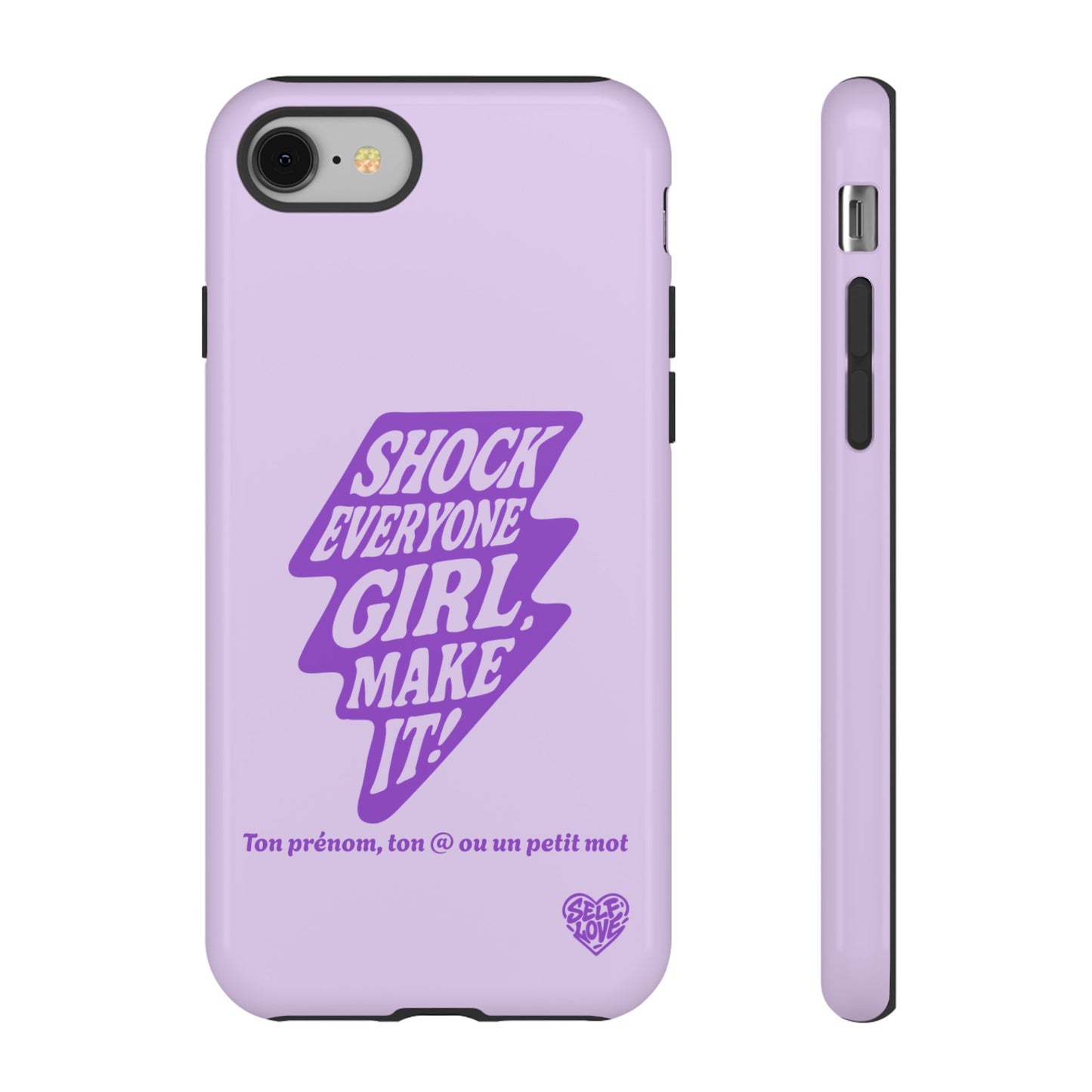 Shock Everyone - Coque iPhone (violet)