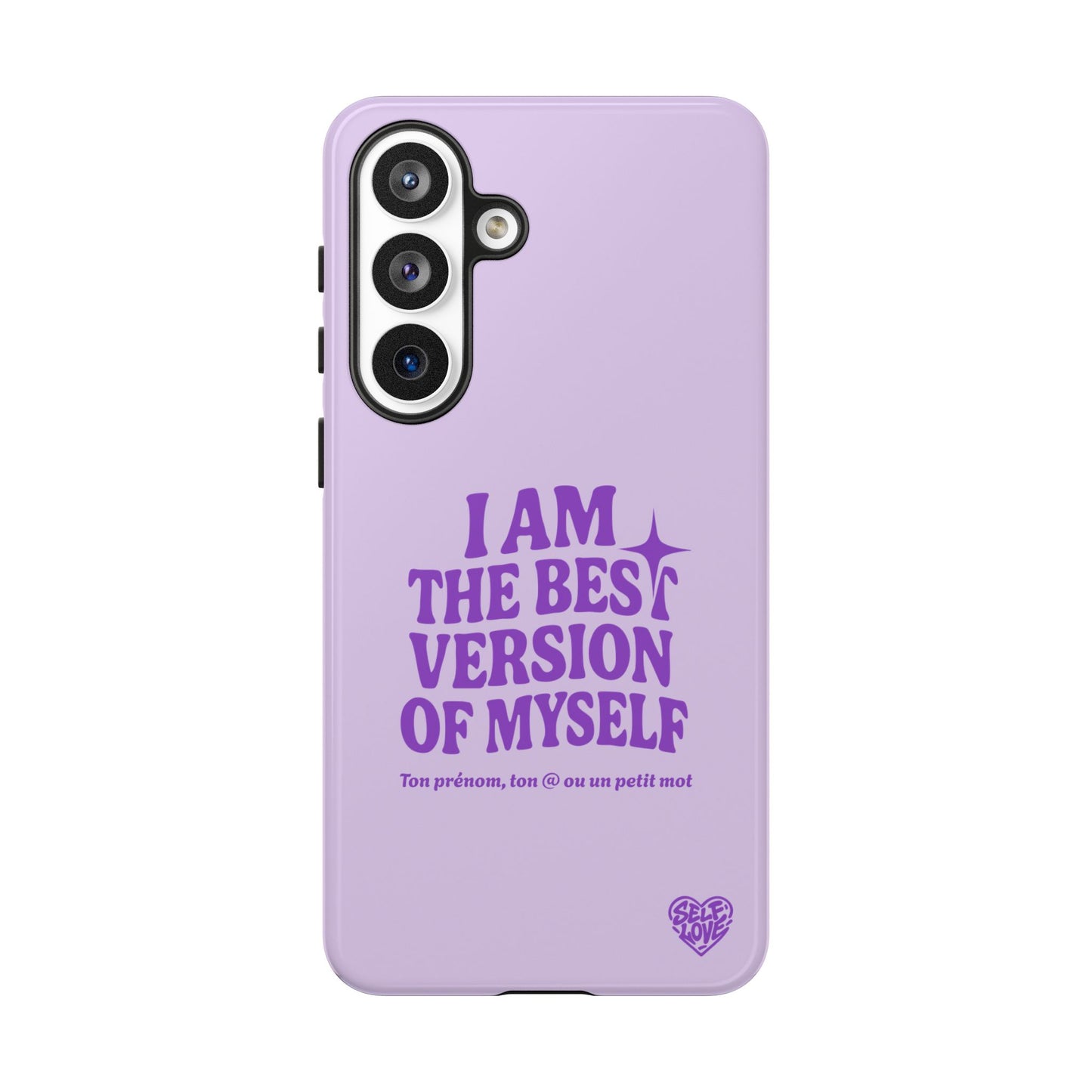 I Am The Best Version Of Myself - Coque Samsung (violet)