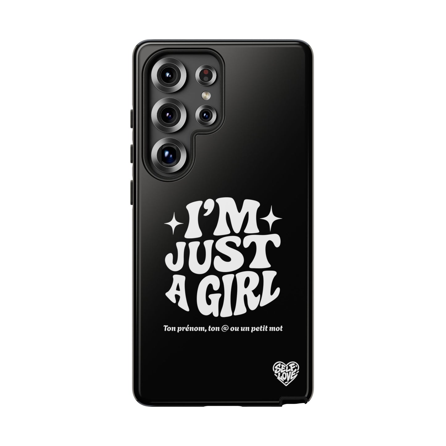 Im Just A Girl - Coque Samsung (noir)