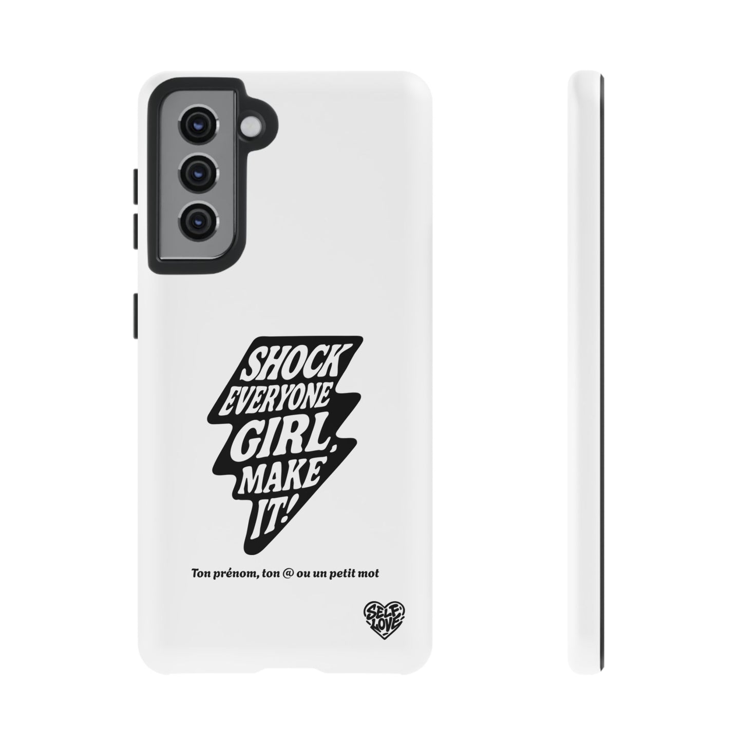 Shock Everyone - Coque Samsung (blanc)