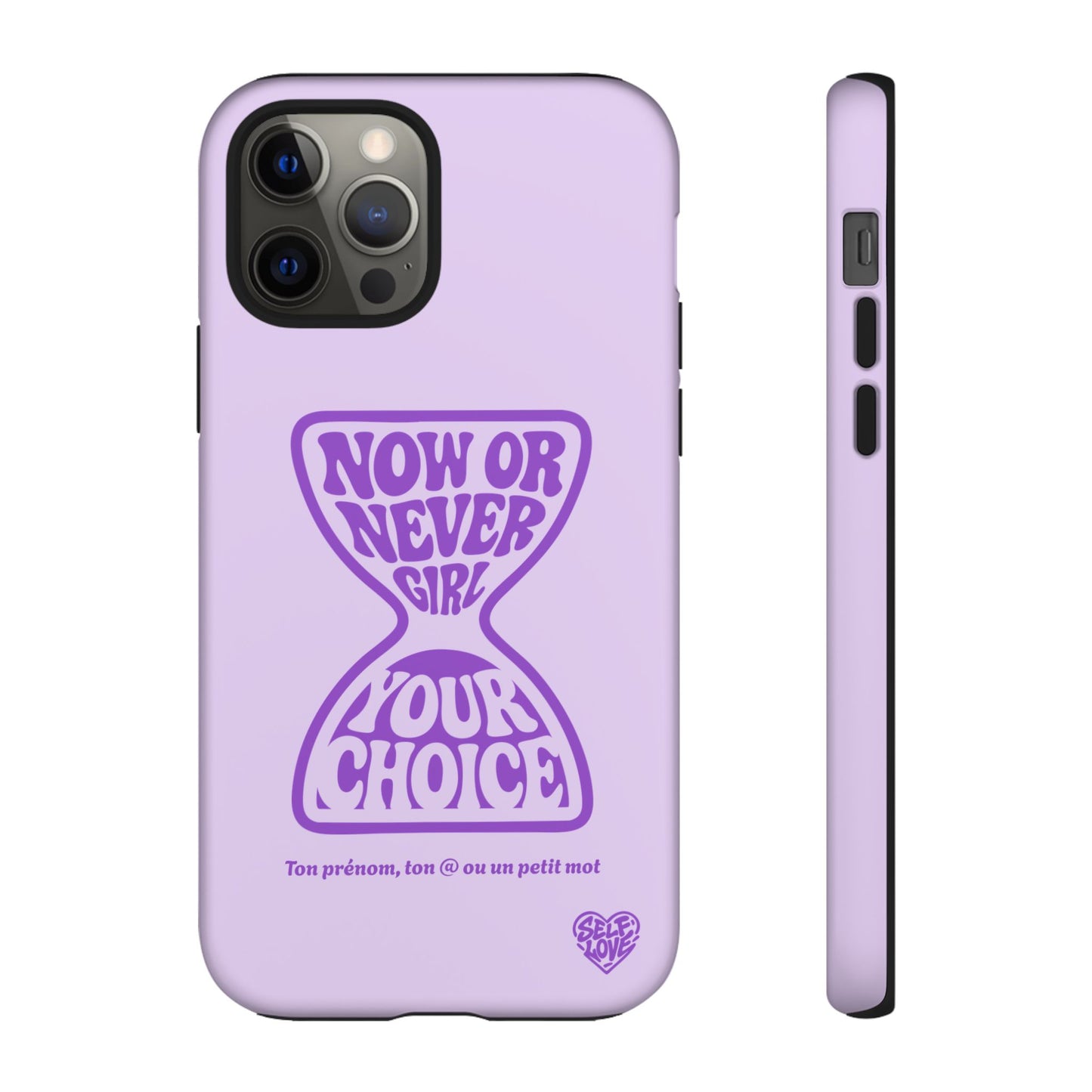 Now Or Never Girl - Coque iPhone (violet)