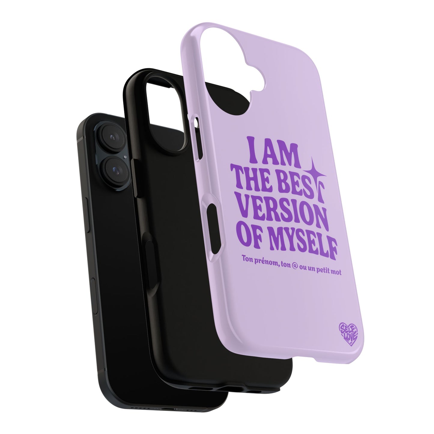 I Am The Best Version Of Myself - Coque iPhone (violet)