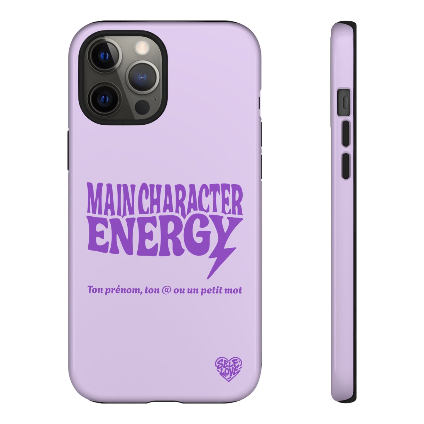 Main Character Energy - Coque iPhone (violet)