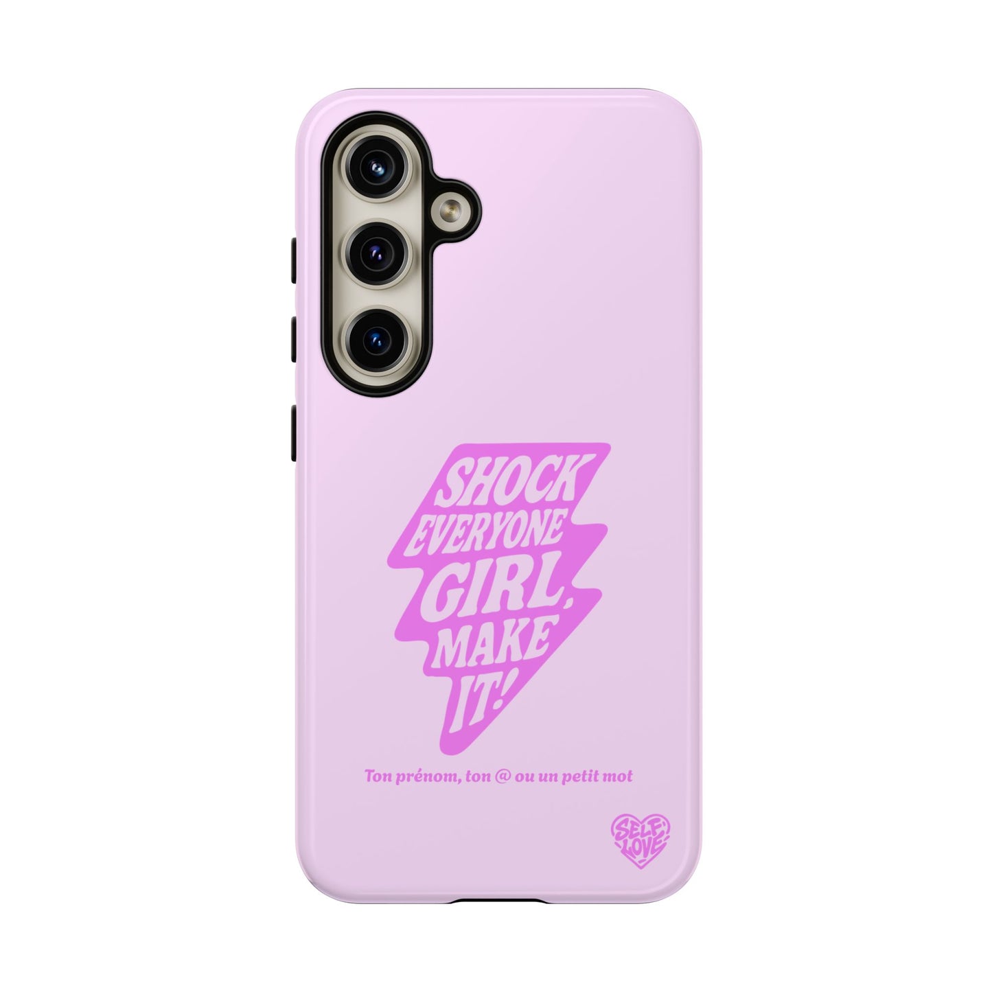 Shock Everyone - Coque Samsung (rose)