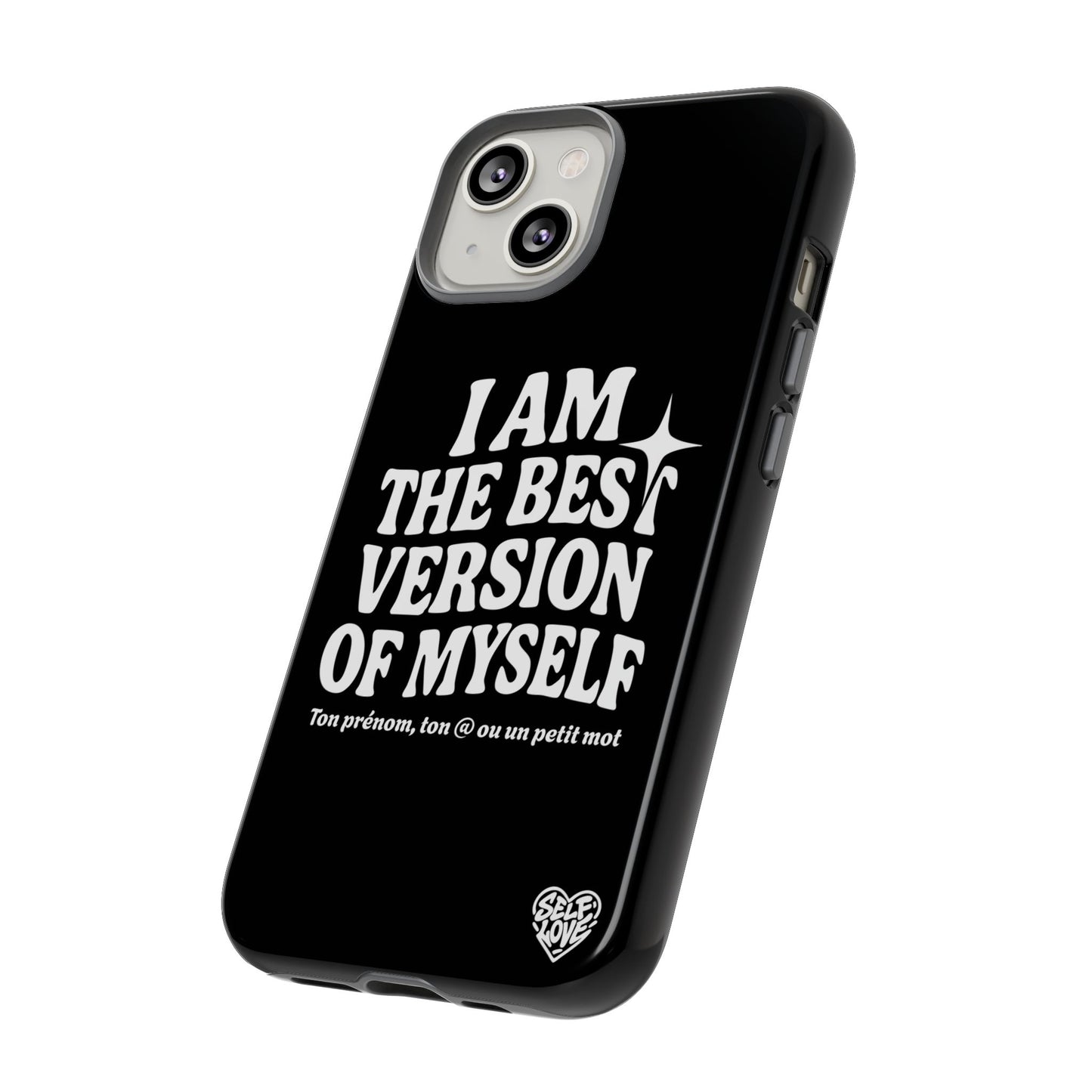 I Am The Best Version Of Myself - Coque iPhone (noir)