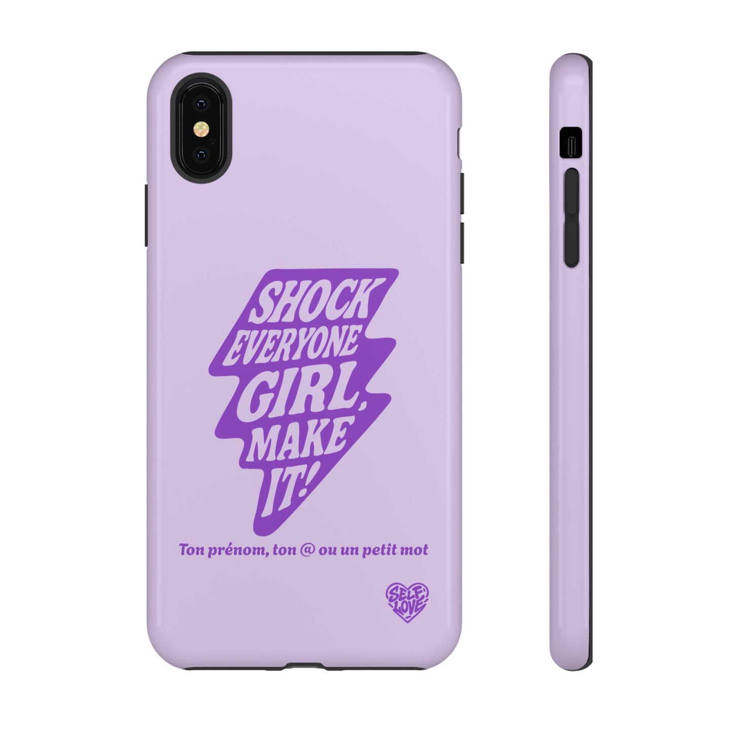 Shock Everyone - Coque iPhone (violet)
