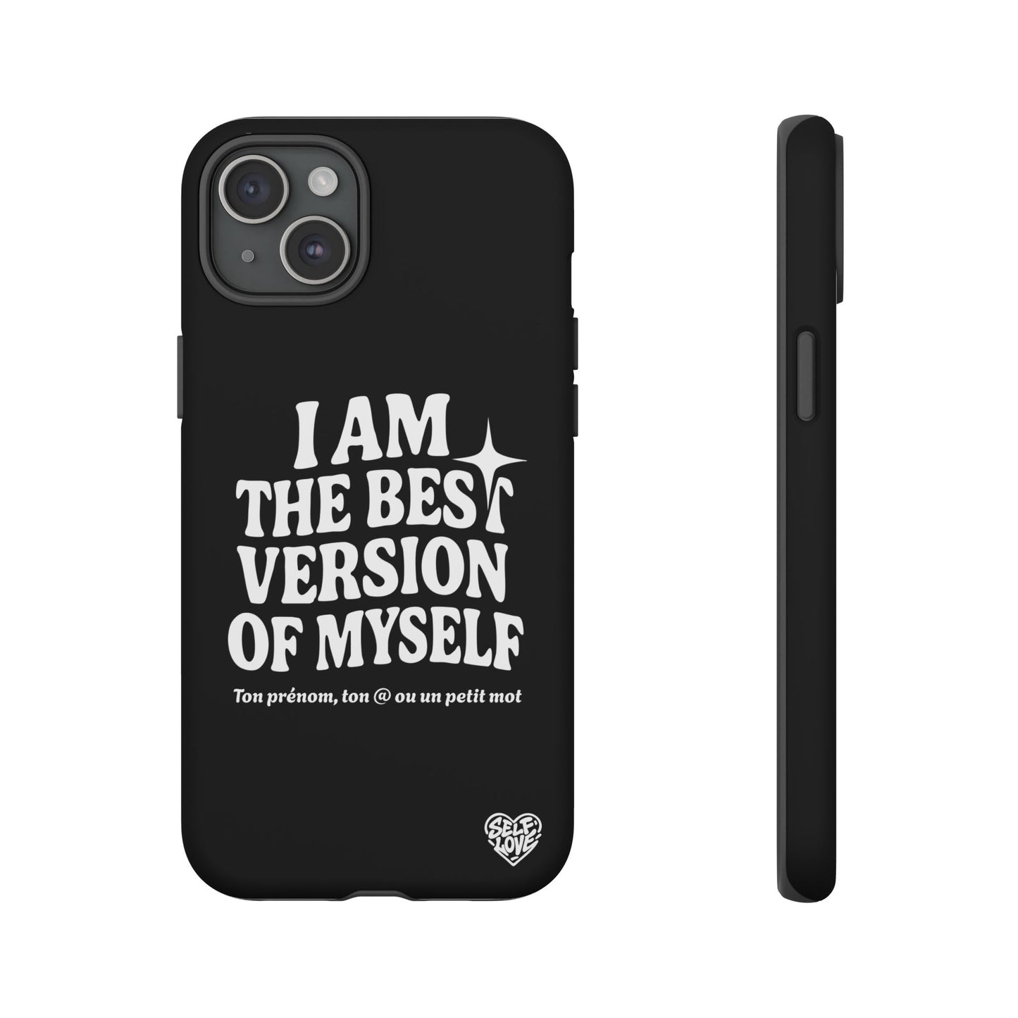 I Am The Best Version Of Myself - Coque iPhone (noir)