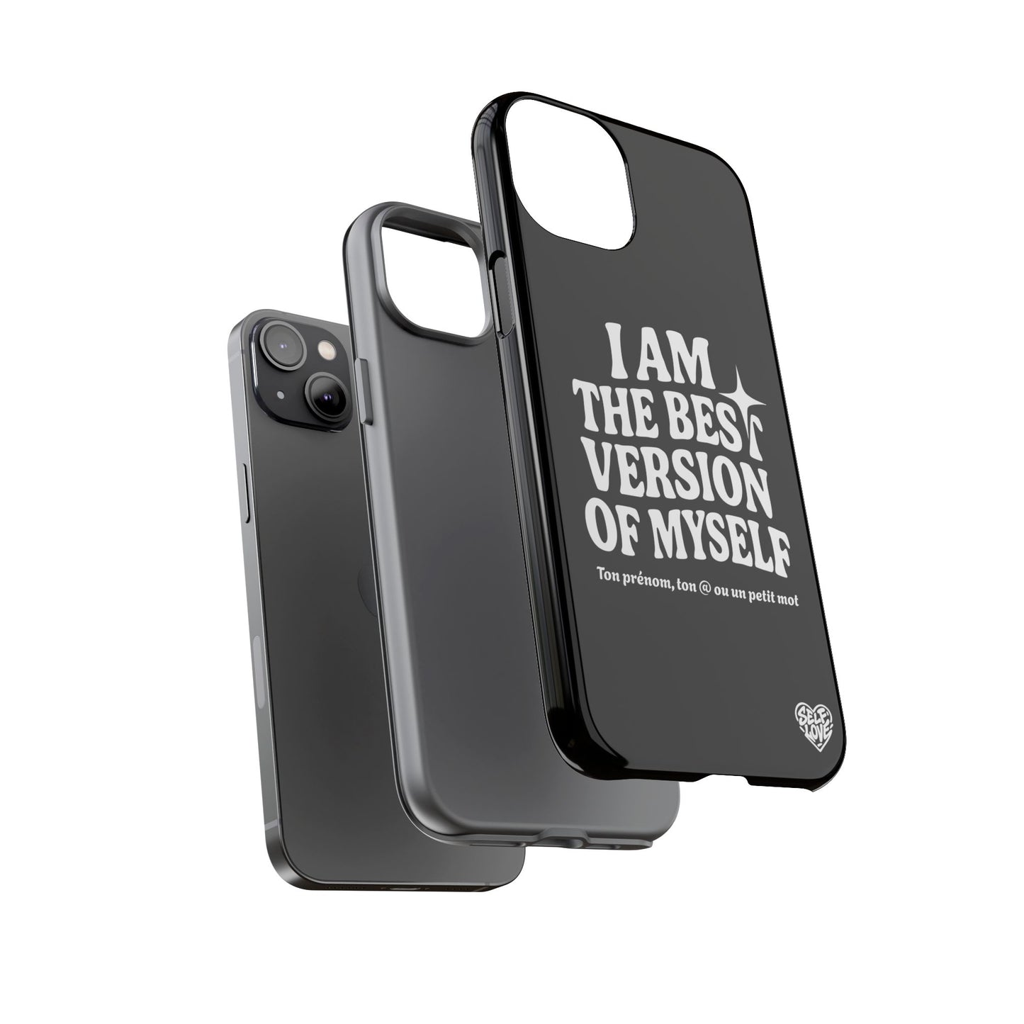 I Am The Best Version Of Myself - Coque iPhone (noir)