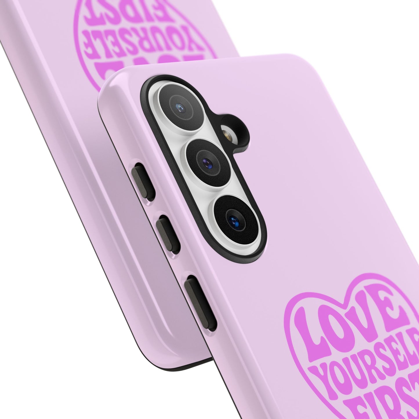 Love Yourself First - Coque Samsung (rose)