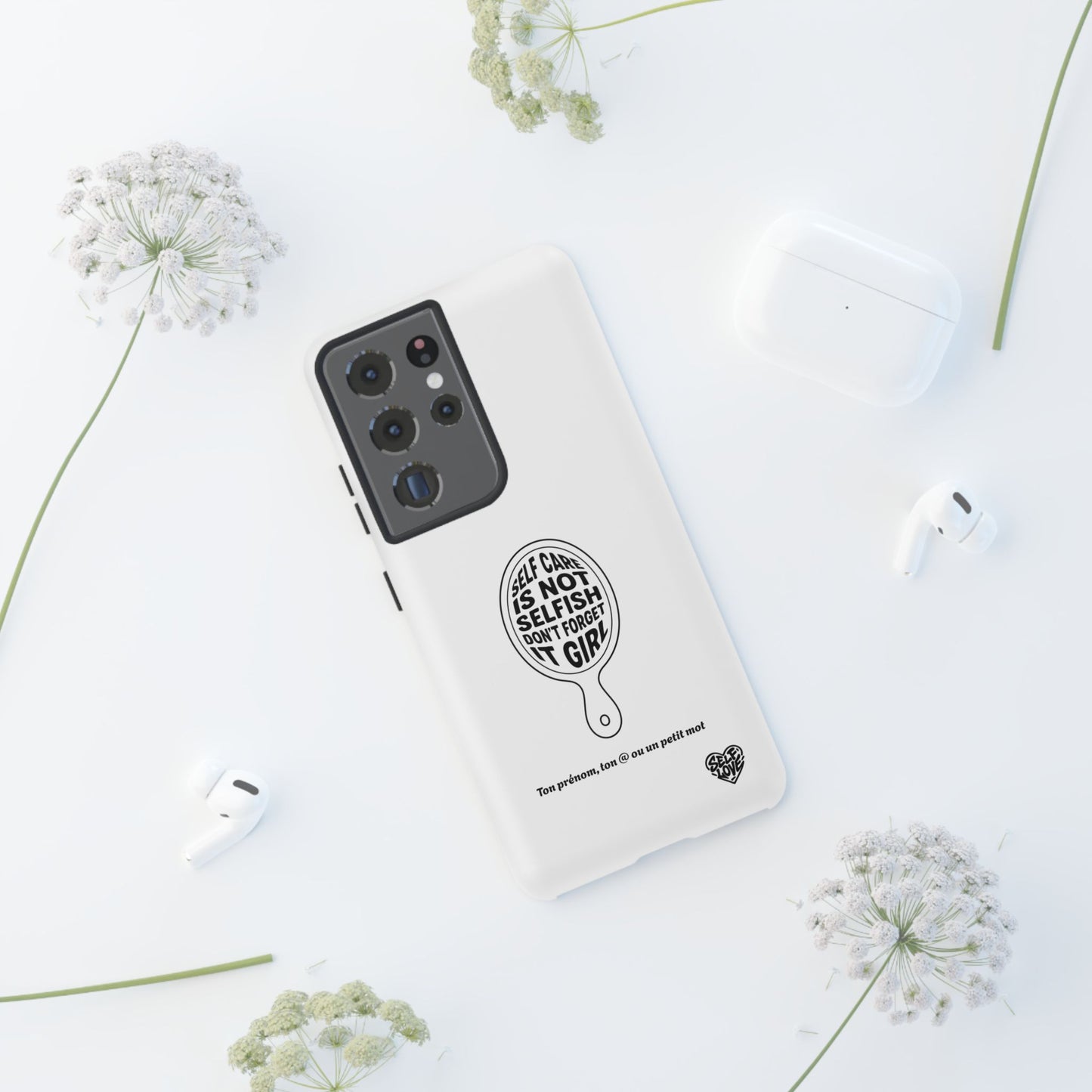 Self Care - Coque Samsung (blanc)