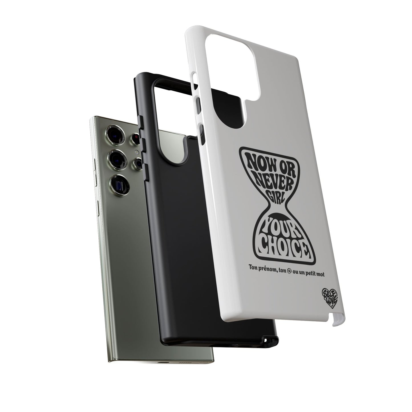 Now Or Never Girl - Coque Samsung (blanc)