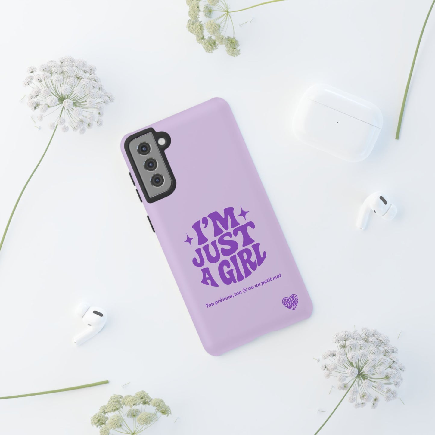 Im Just A Girl - Coque Samsung (violet)