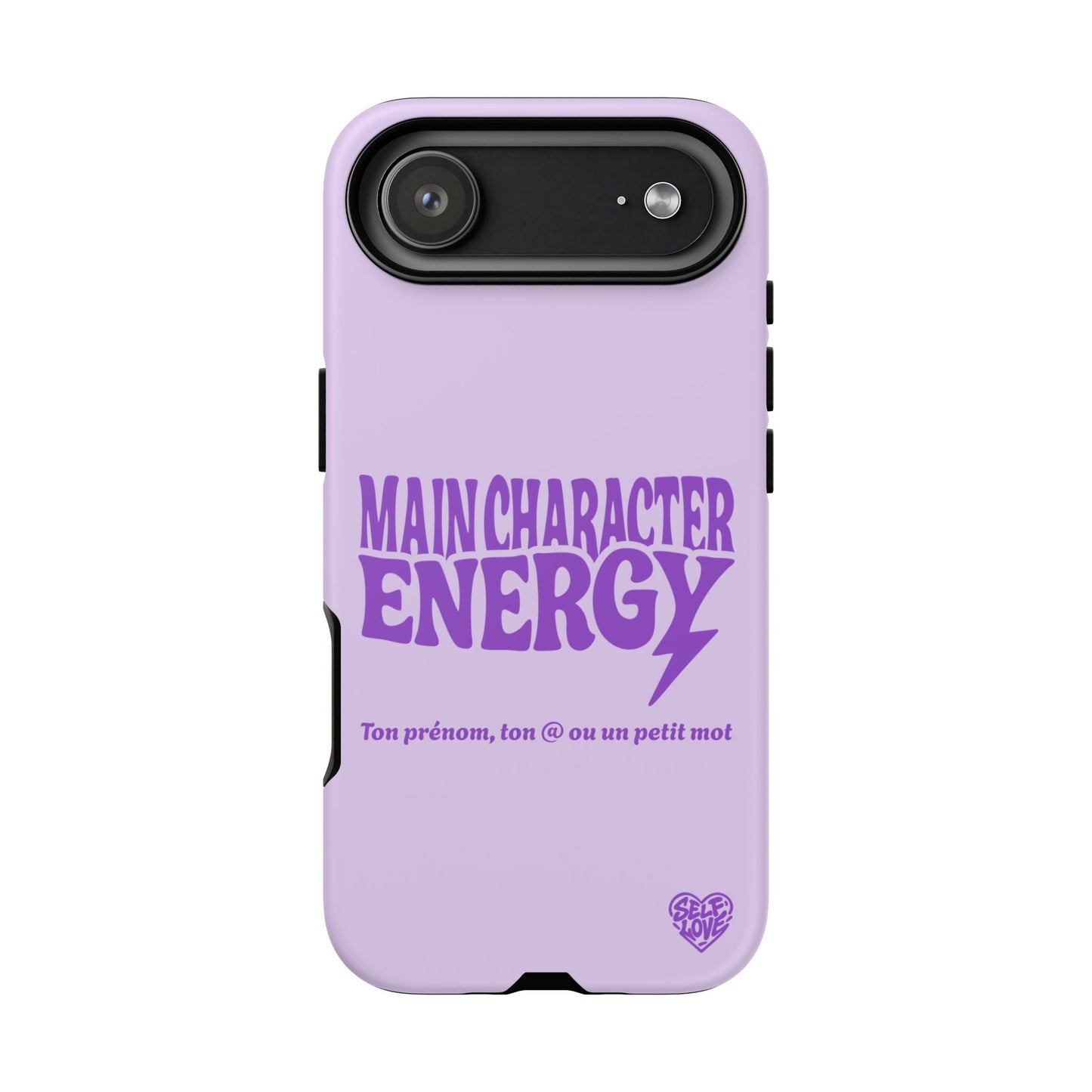 Main Character Energy - Coque iPhone (violet)