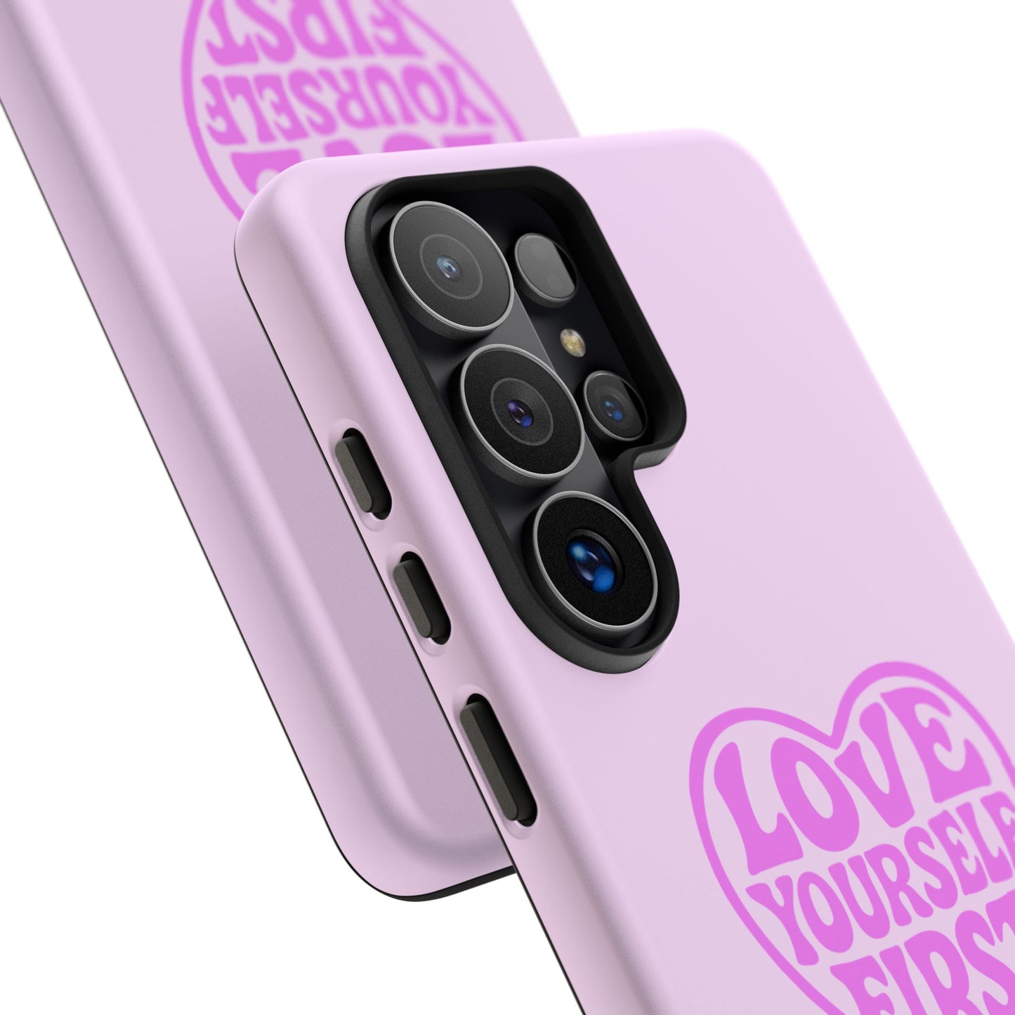 Love Yourself First - Coque Samsung (rose)