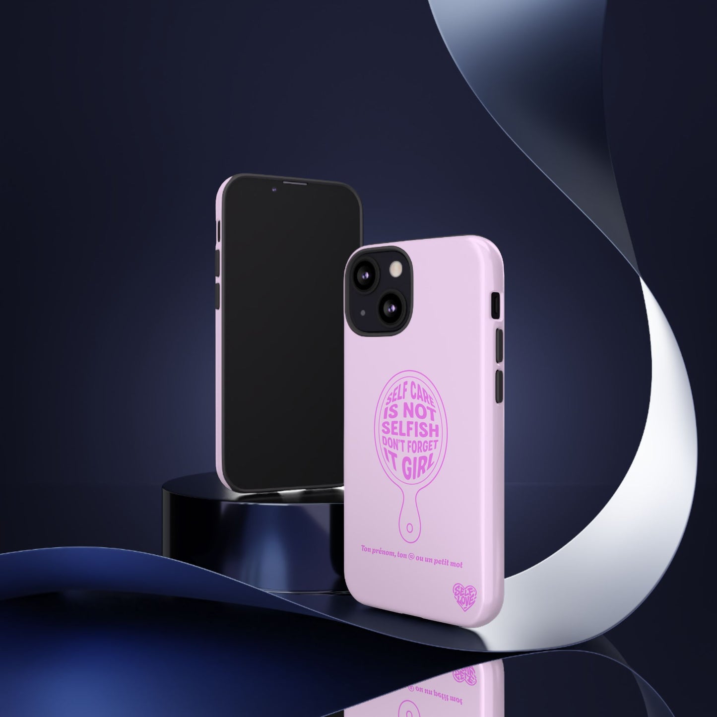 Self Care - Coque iPhone (rose)