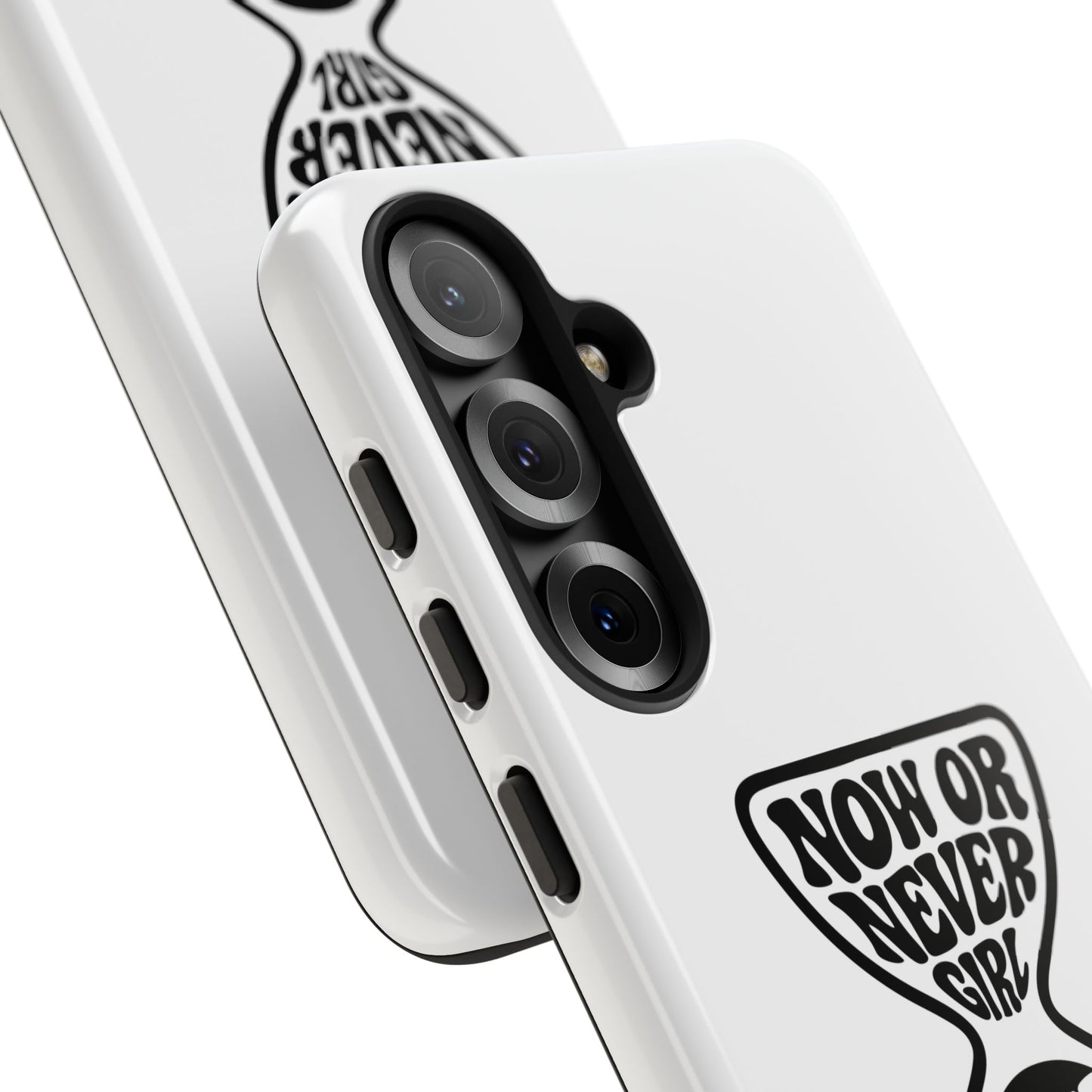 Now Or Never Girl - Coque Samsung (blanc)