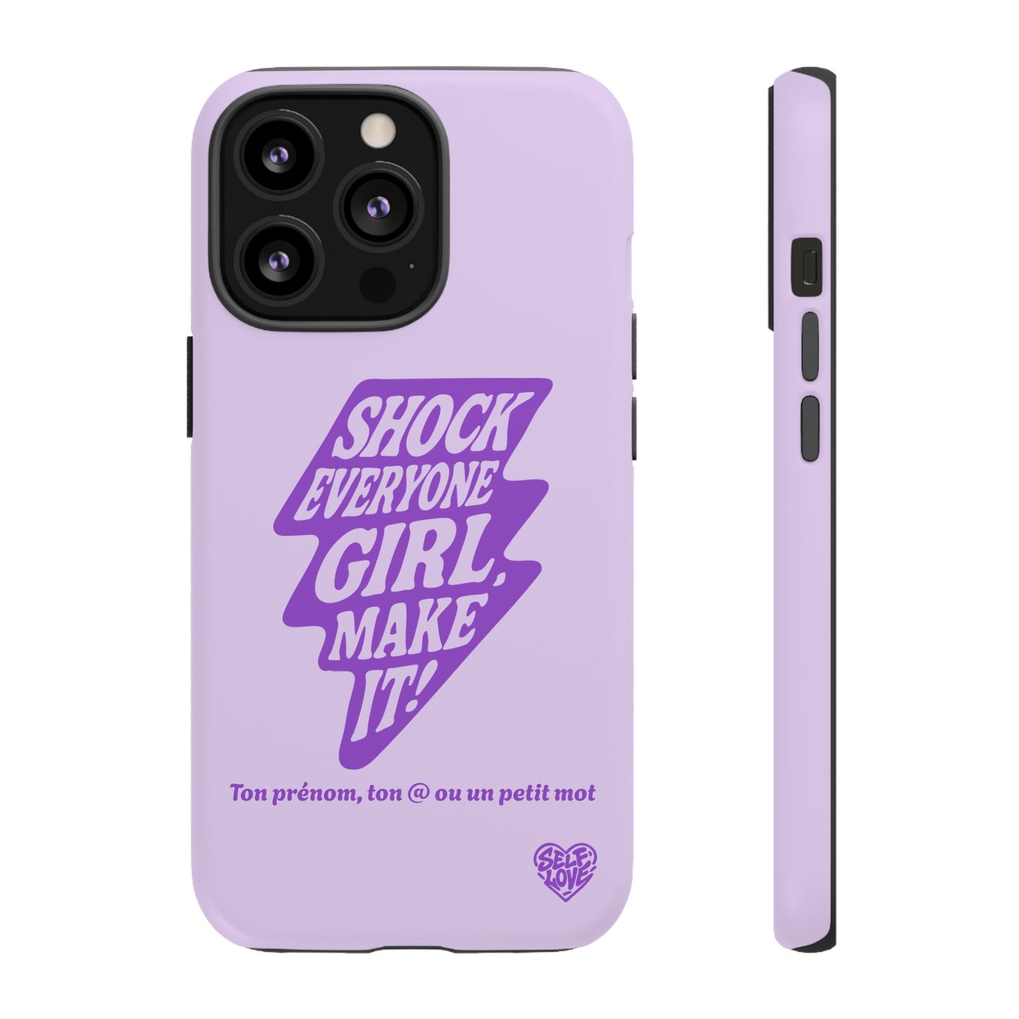 Shock Everyone - Coque iPhone (violet)