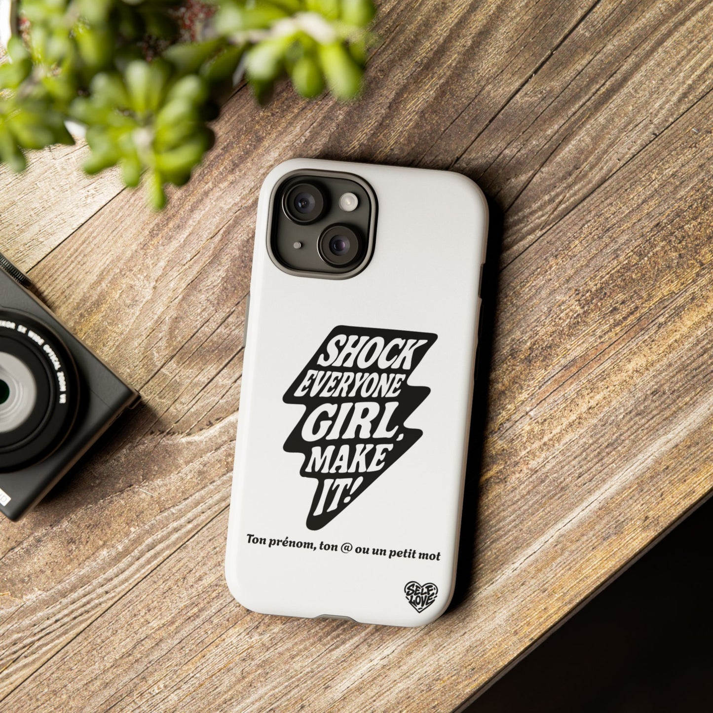 Shock Everyone - Coque iPhone (blanc)