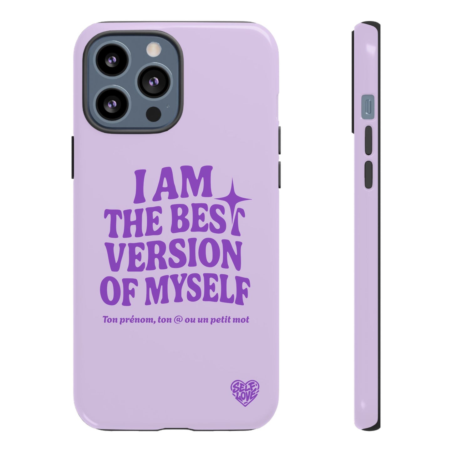 I Am The Best Version Of Myself - Coque iPhone (violet)