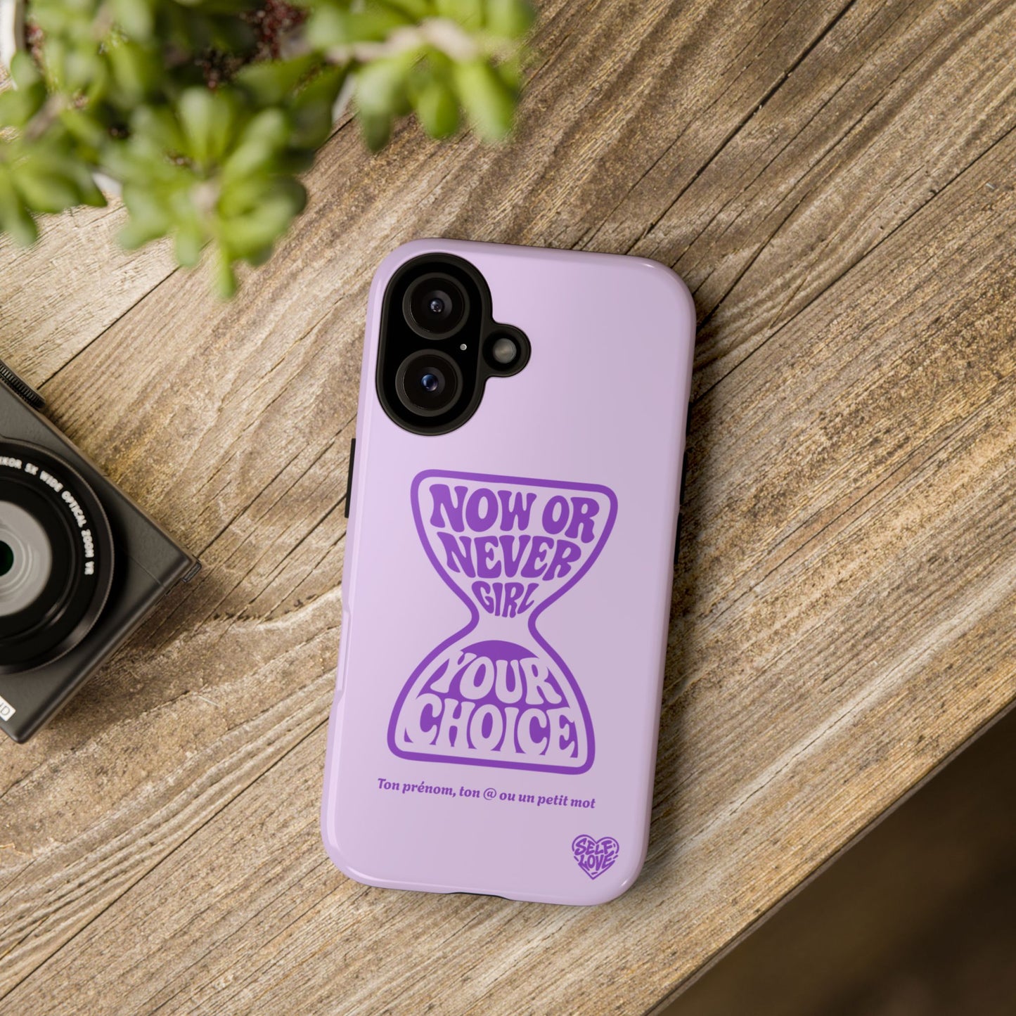 Now Or Never Girl - Coque iPhone (violet)